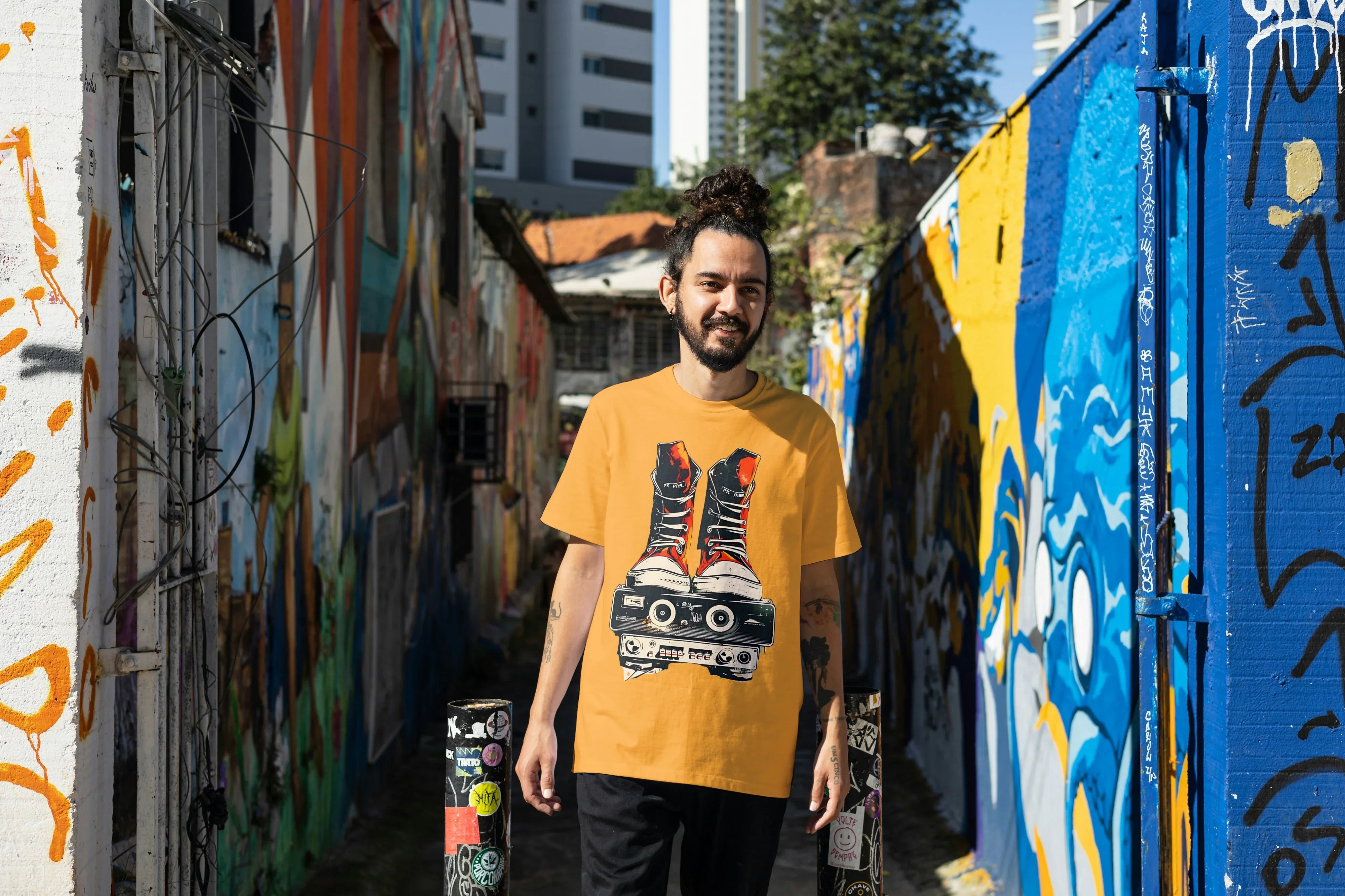 Retro Shoe Graphic Oversized Classic T-Shirt for Men - Not So Suttle