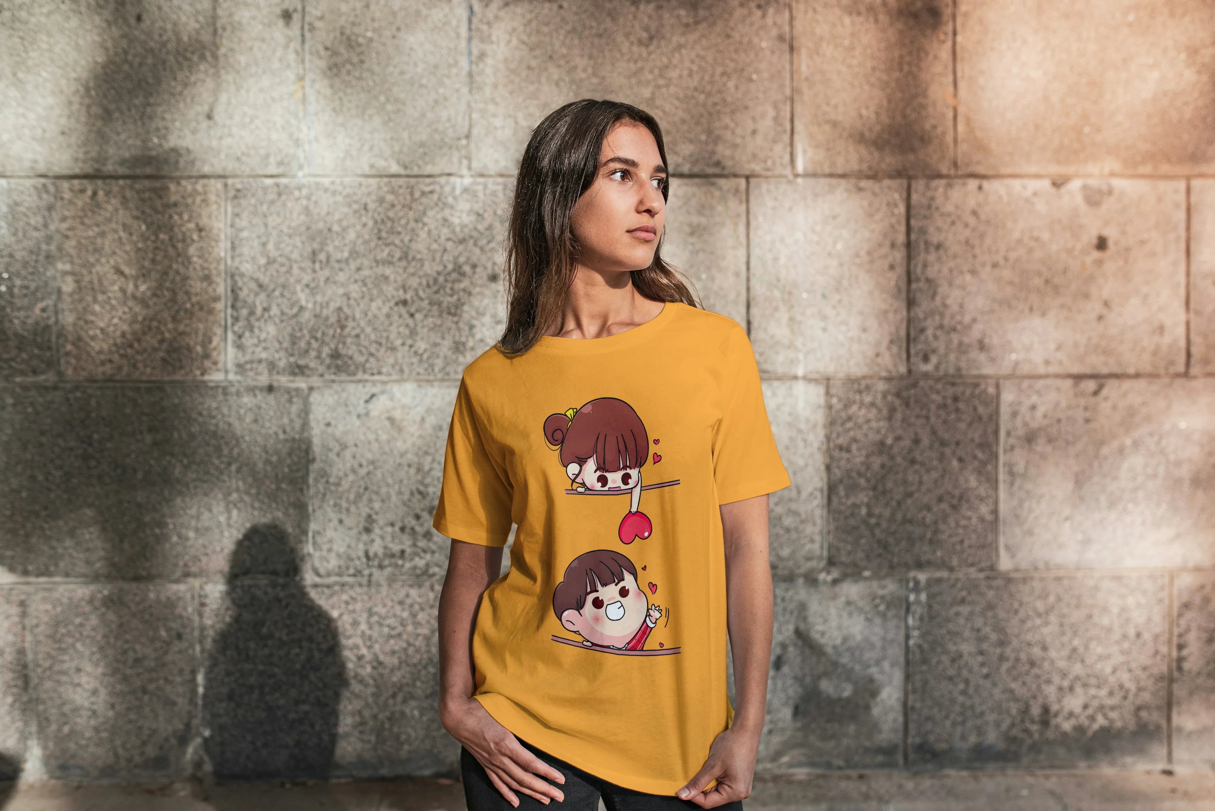 Love Life Graphic Oversized Classic T-Shirt for Women - Not So Suttle