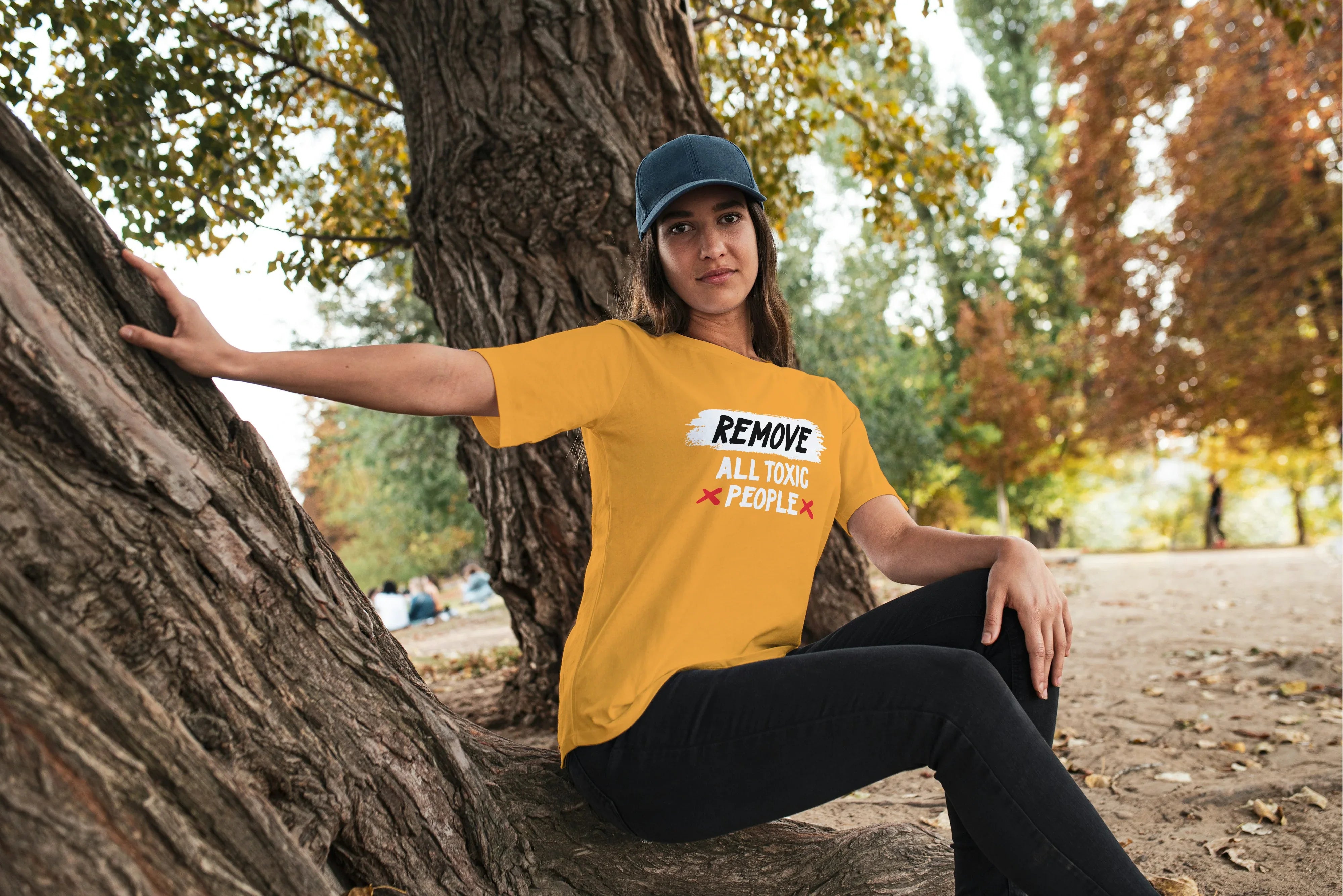 Remove All Toxic People Graphic Oversized Classic T-Shirt for Women - Not So Suttle