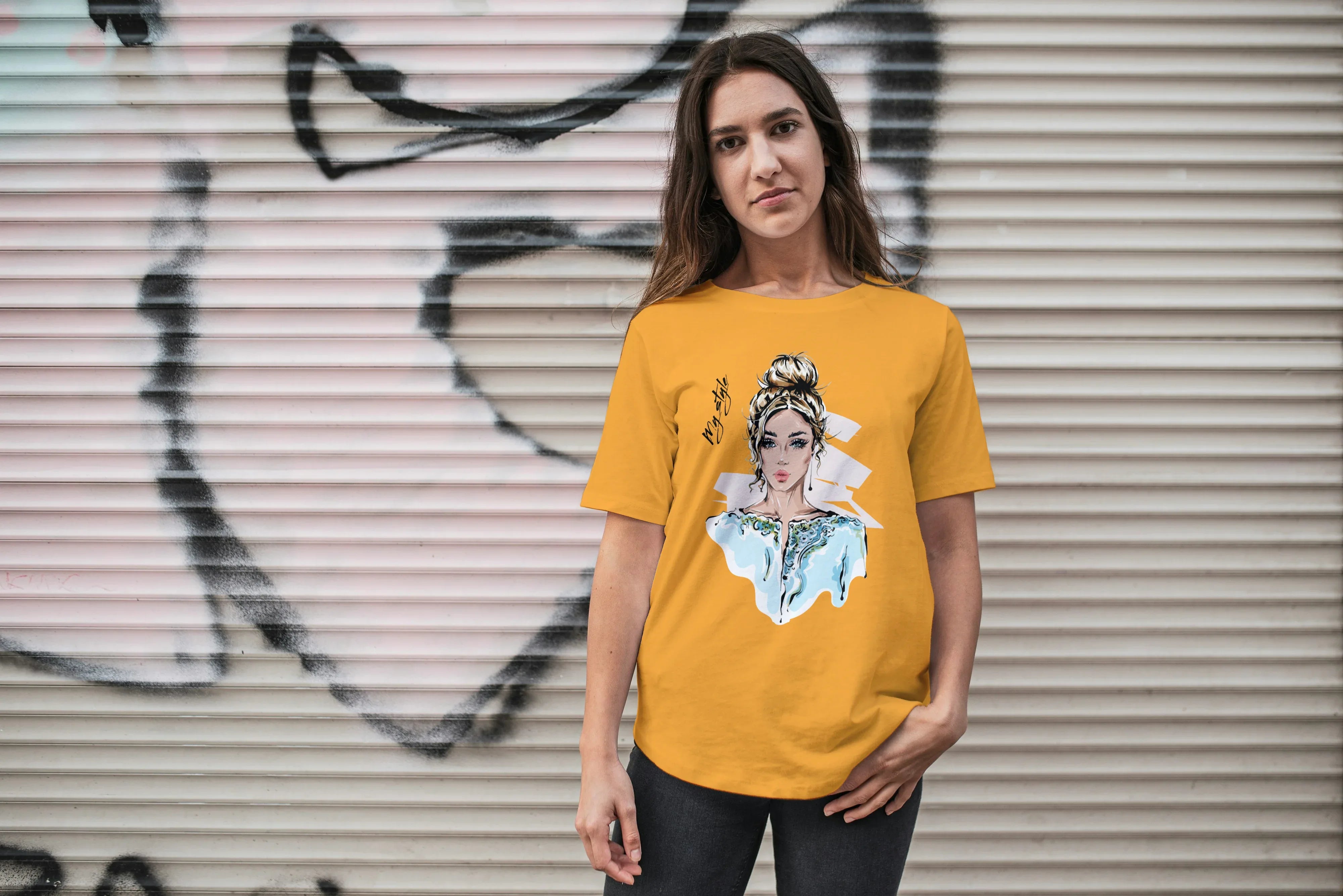 My Style Graphic Oversized Classic T-Shirt for Women - Not So Suttle