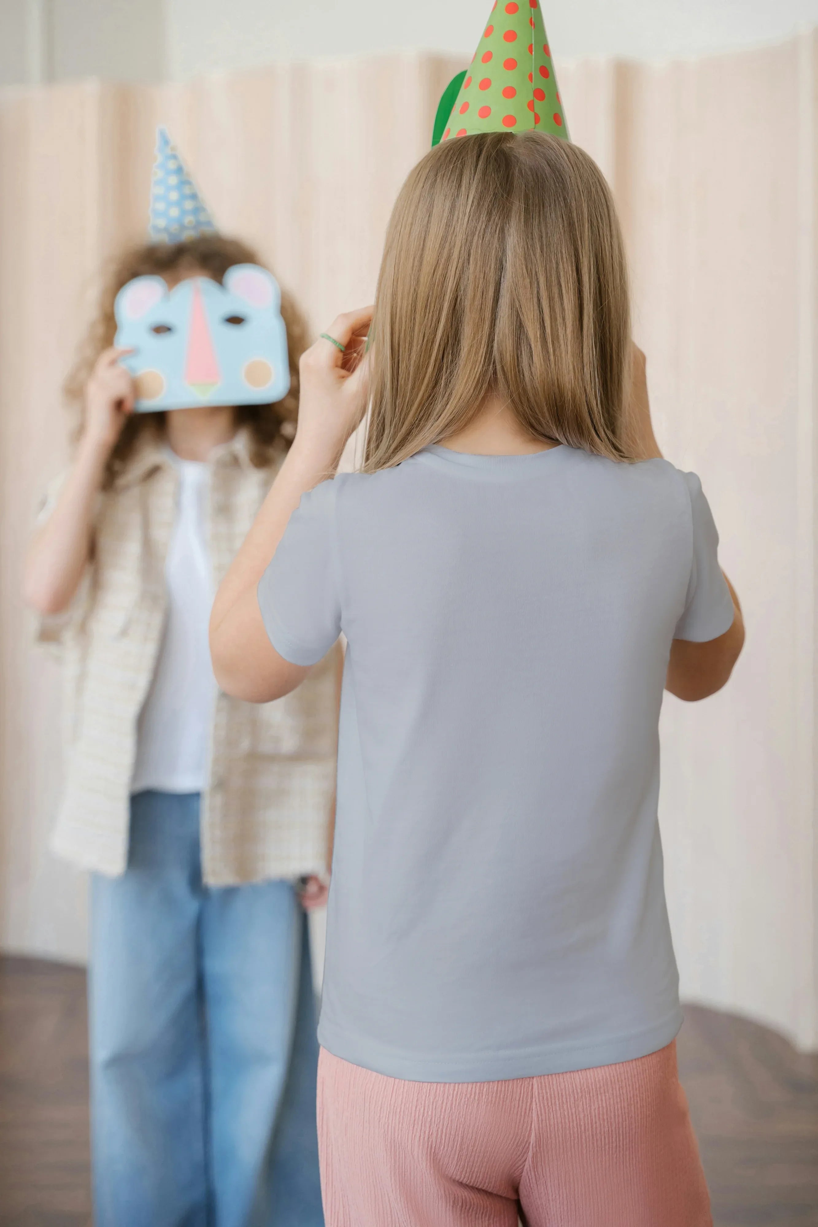 Girl's Crew Neck T-Shirt Grey - Not So Suttle