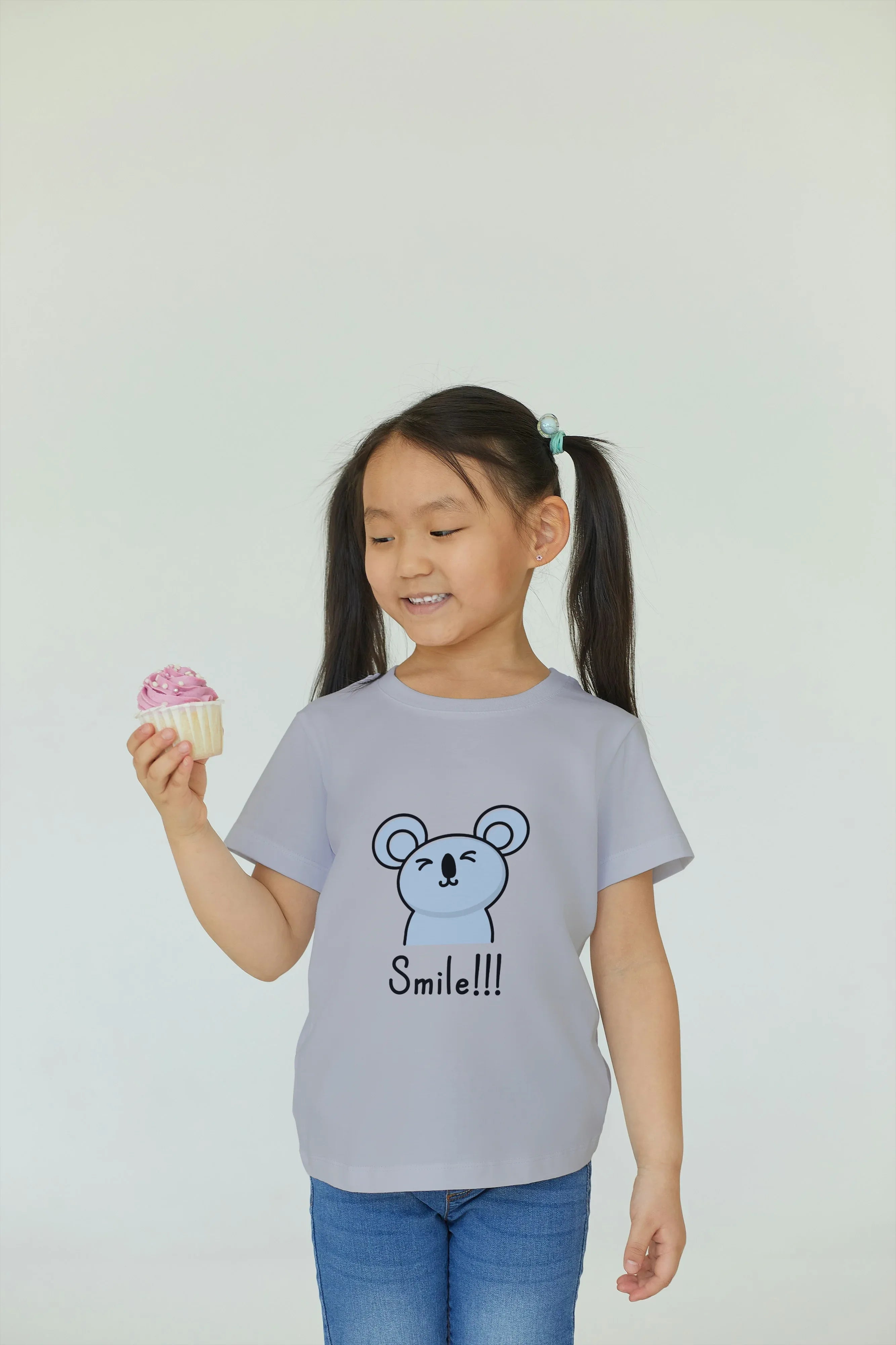 Smile Graphic T-Shirt for Girl's - Not So Suttle