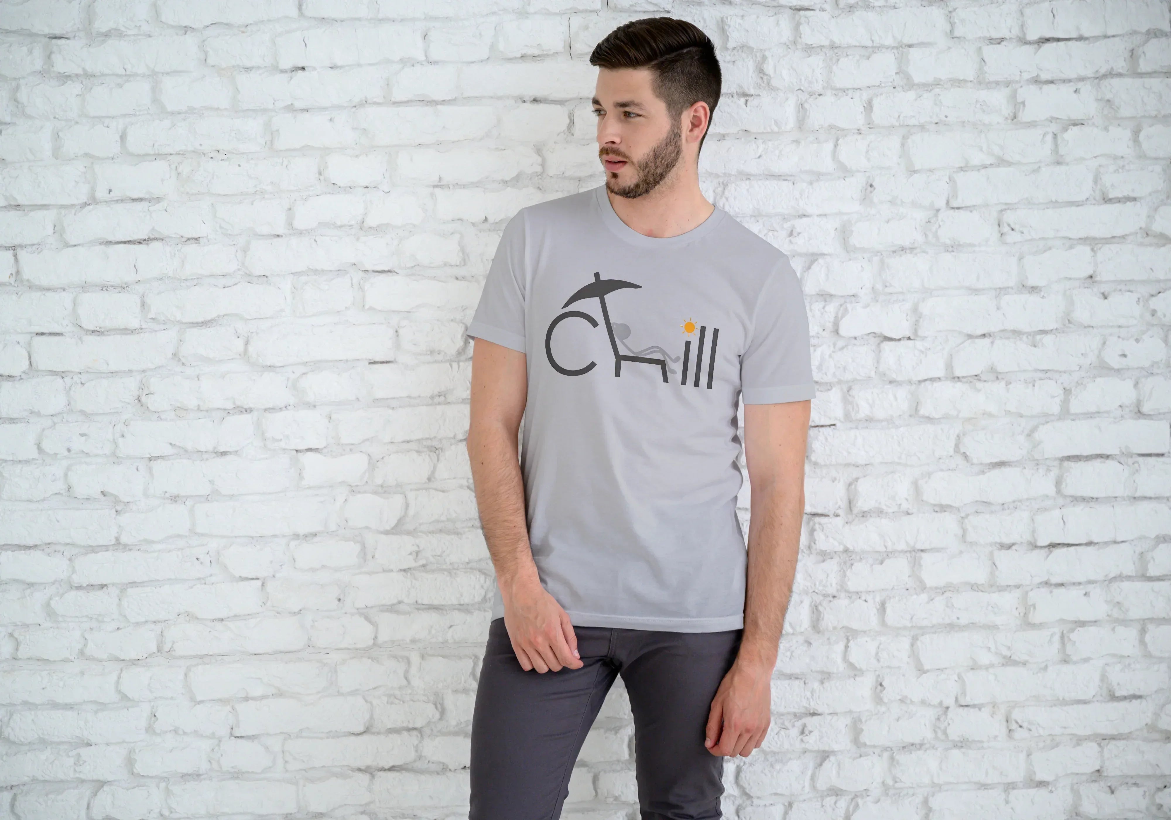 Chill Graphic T-Shirt for Men - Not So Suttle