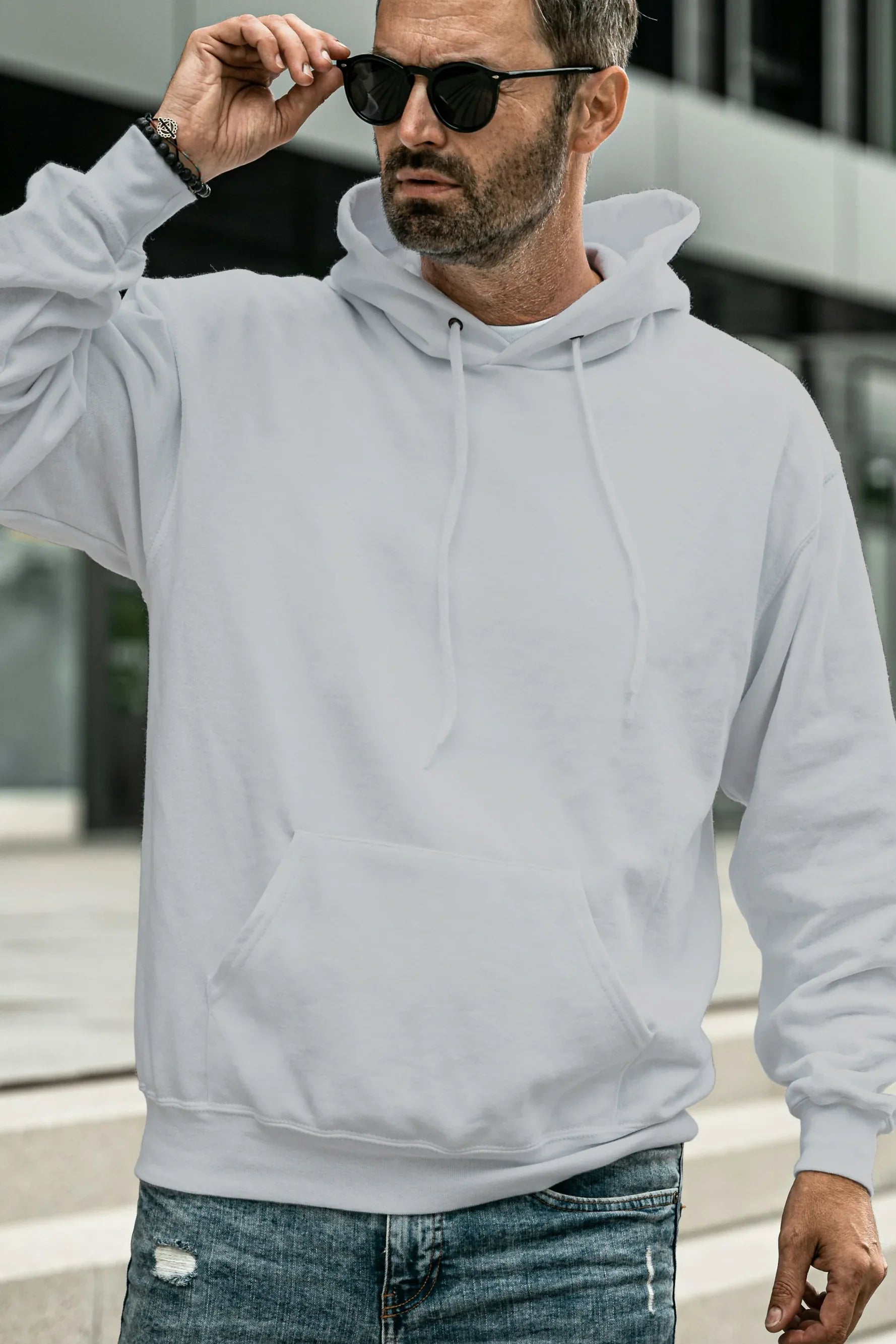 Grey Men's Hoodie - Not So Suttle