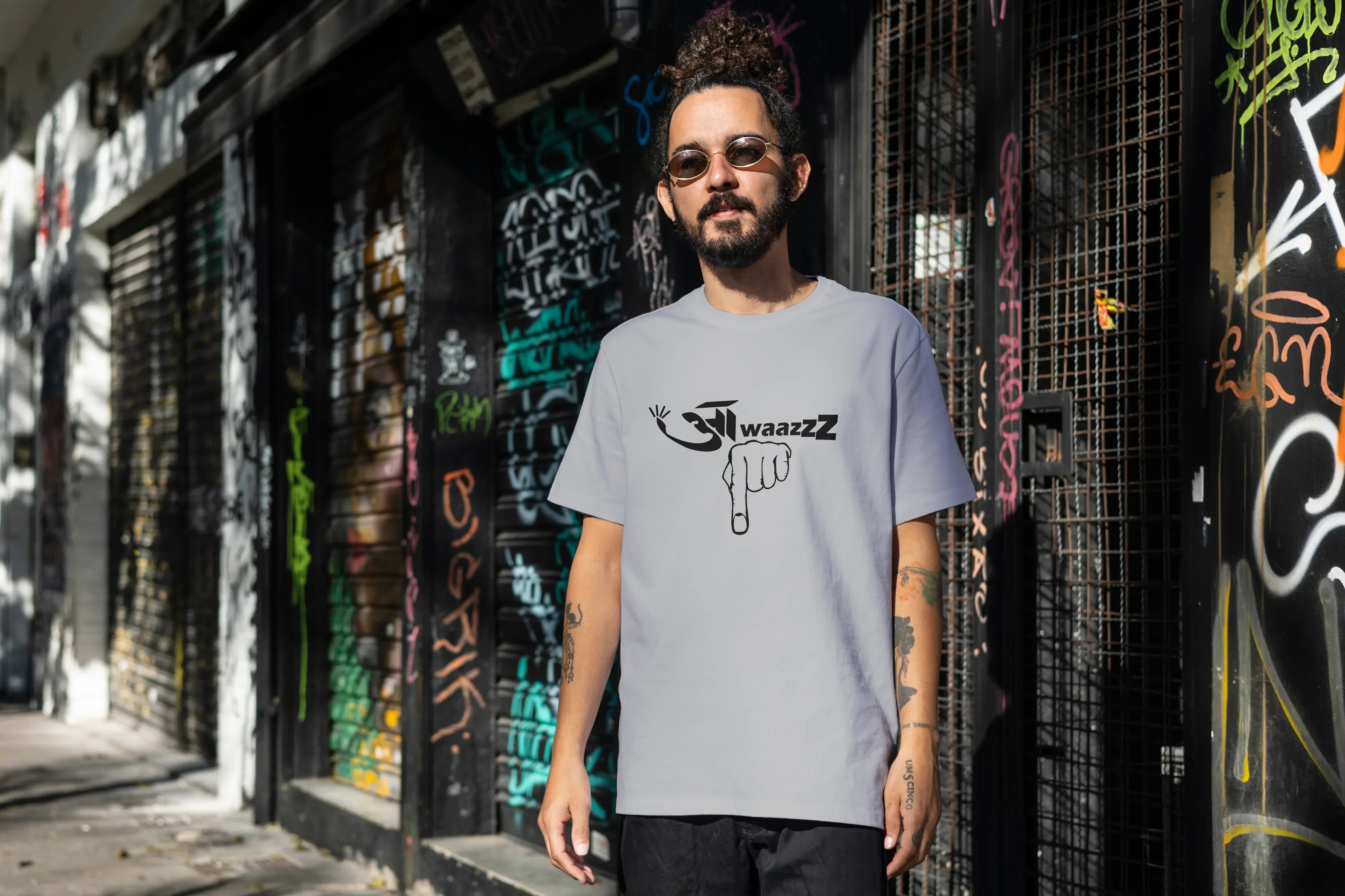 Aawaaz Niche Graphic Oversized Classic T-Shirt for Men - Not So Suttle