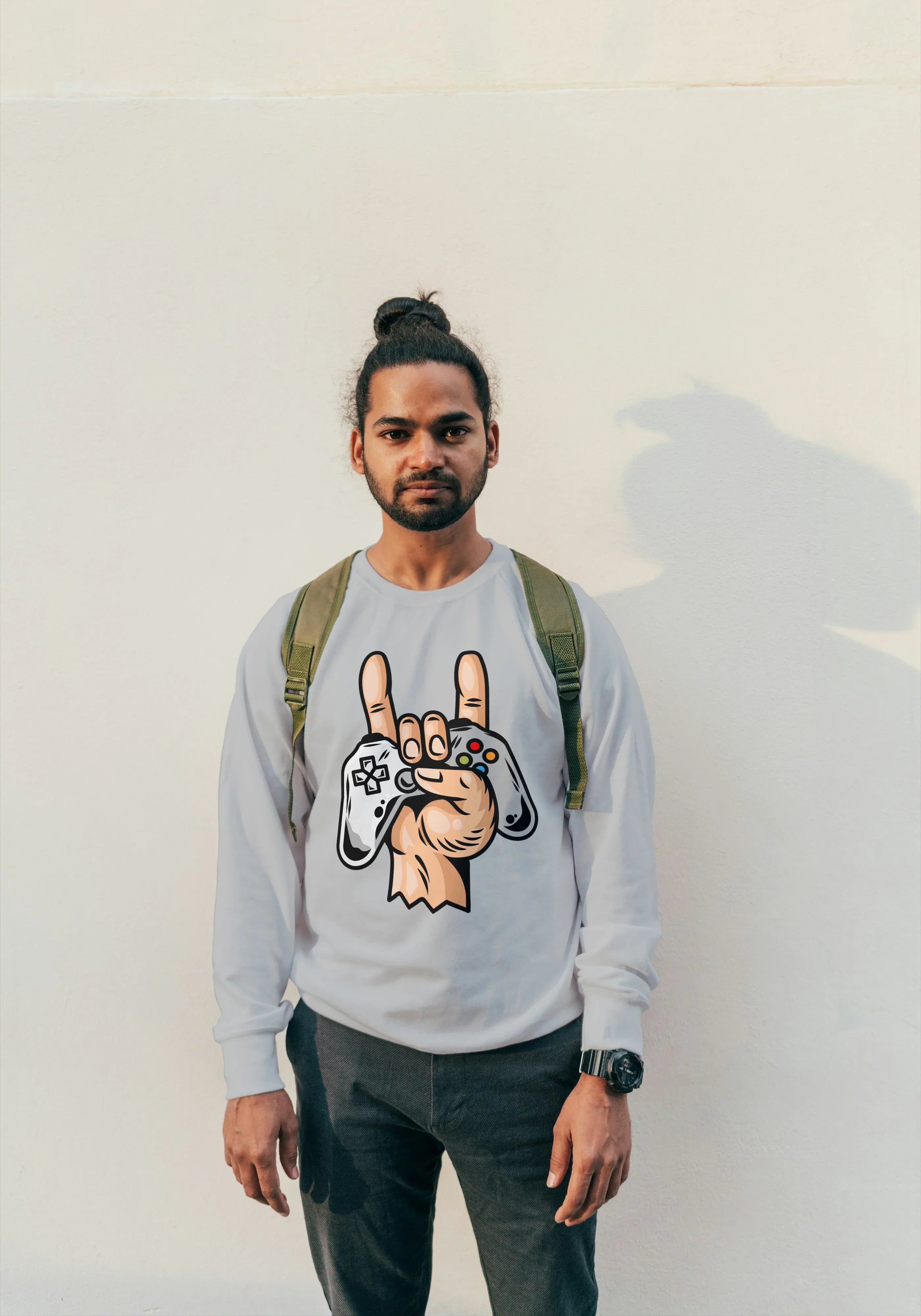 Gamer Graphic Sweatshirt for Men - Not So Suttle