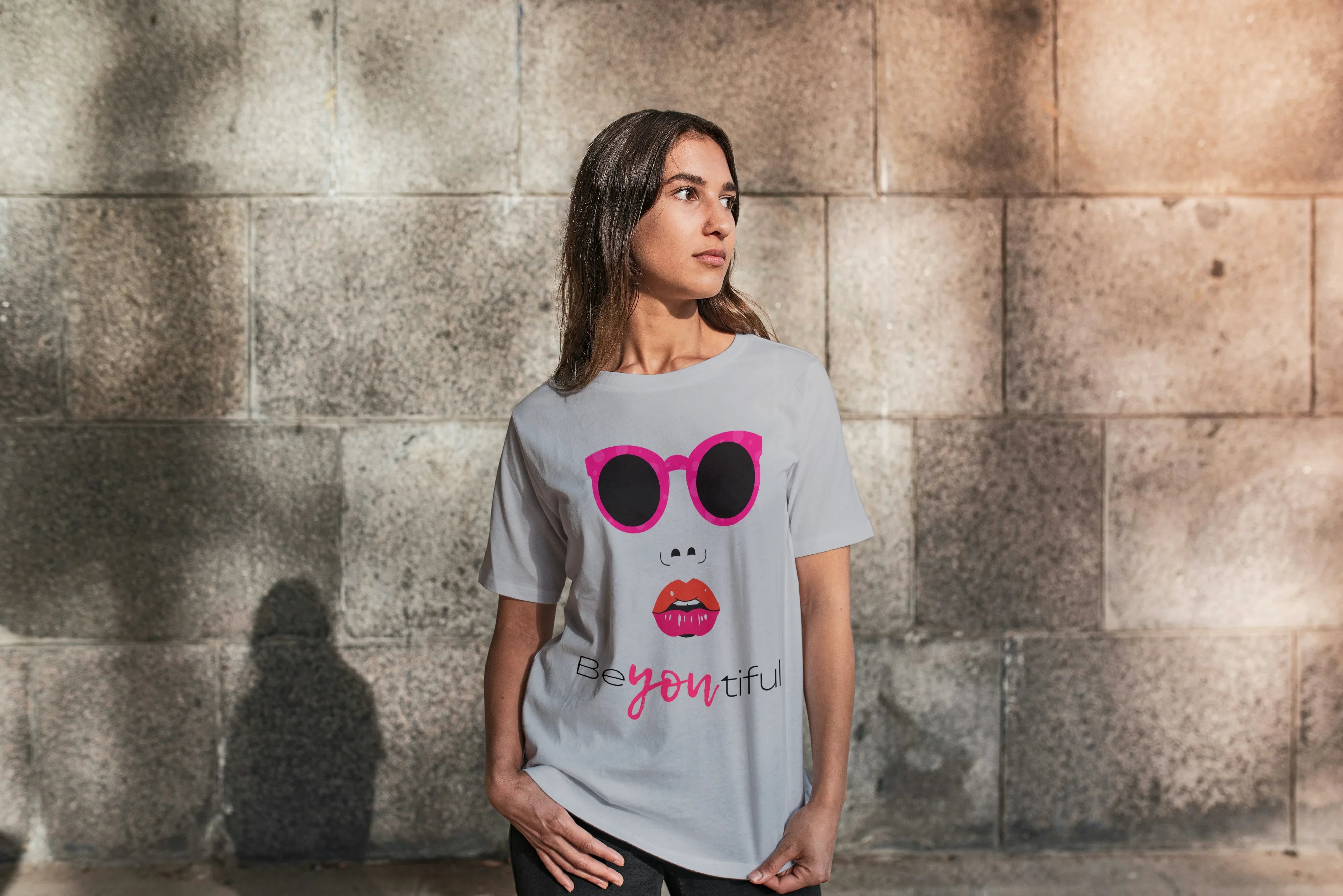 BeYoutiful Graphic Oversized Classic T-Shirt for Women - Not So Suttle