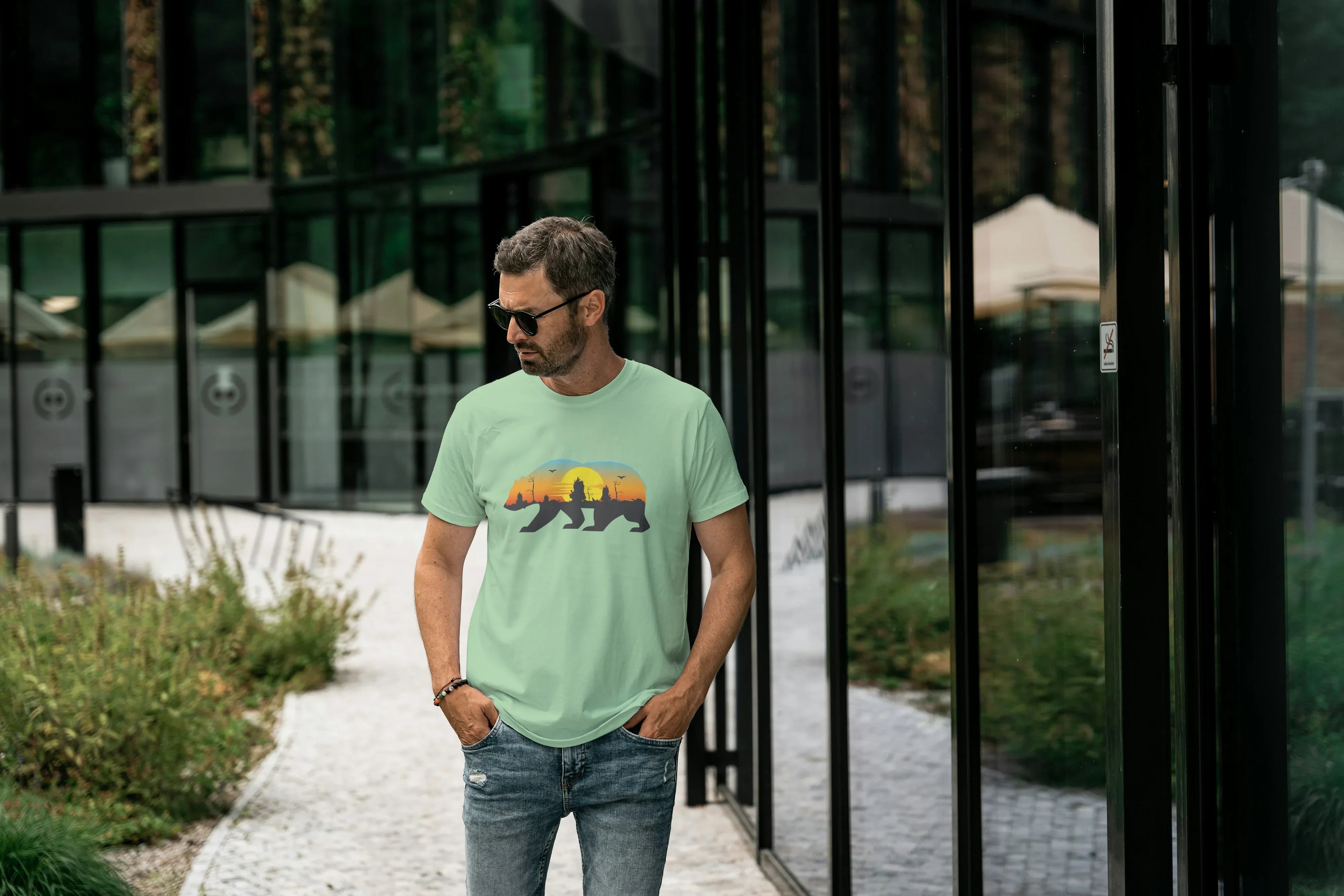 Travel Bear Classic Crew T-Shirt for Mendes - Not So Suttle