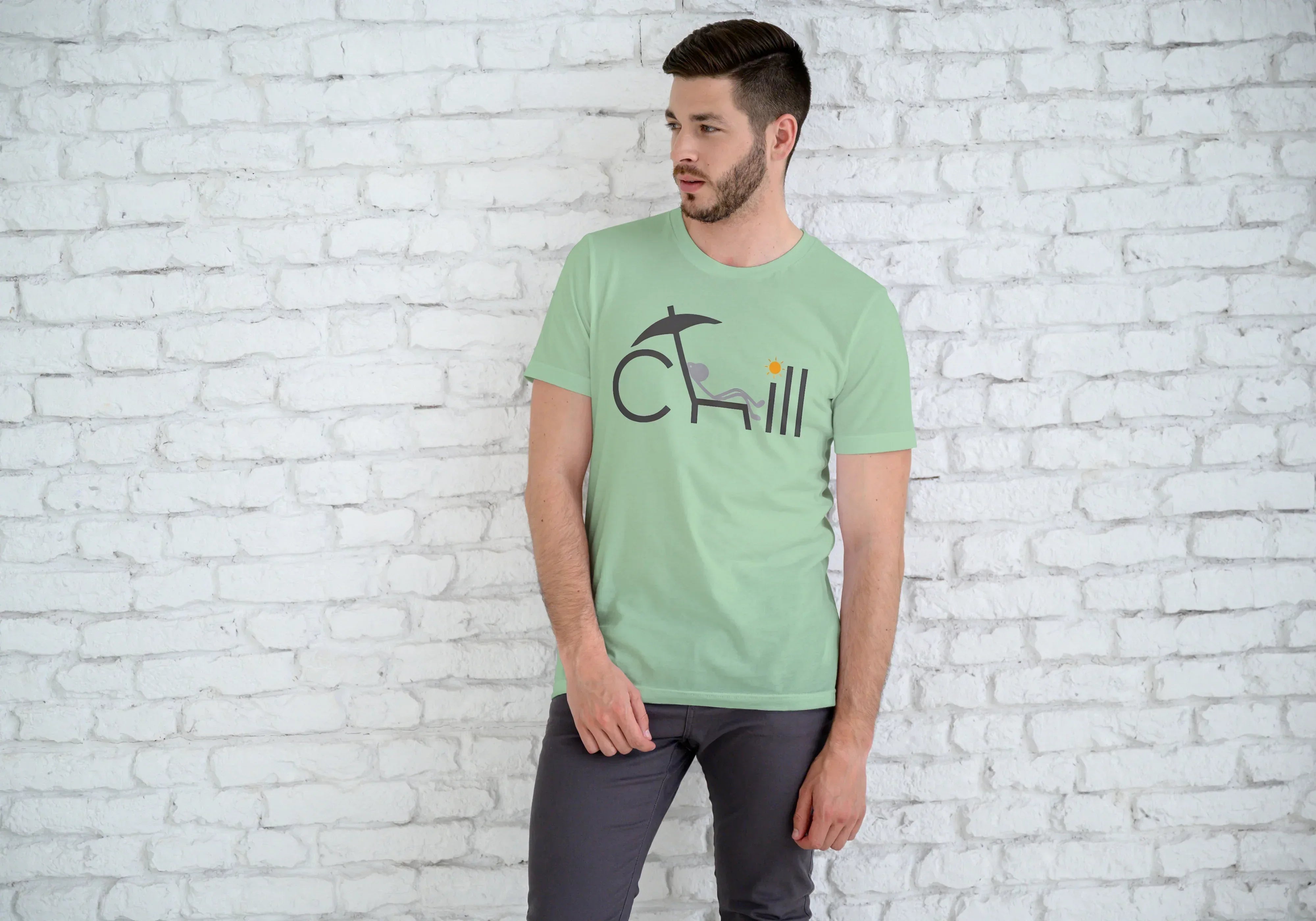 Chill Graphic T-Shirt for Men - Not So Suttle