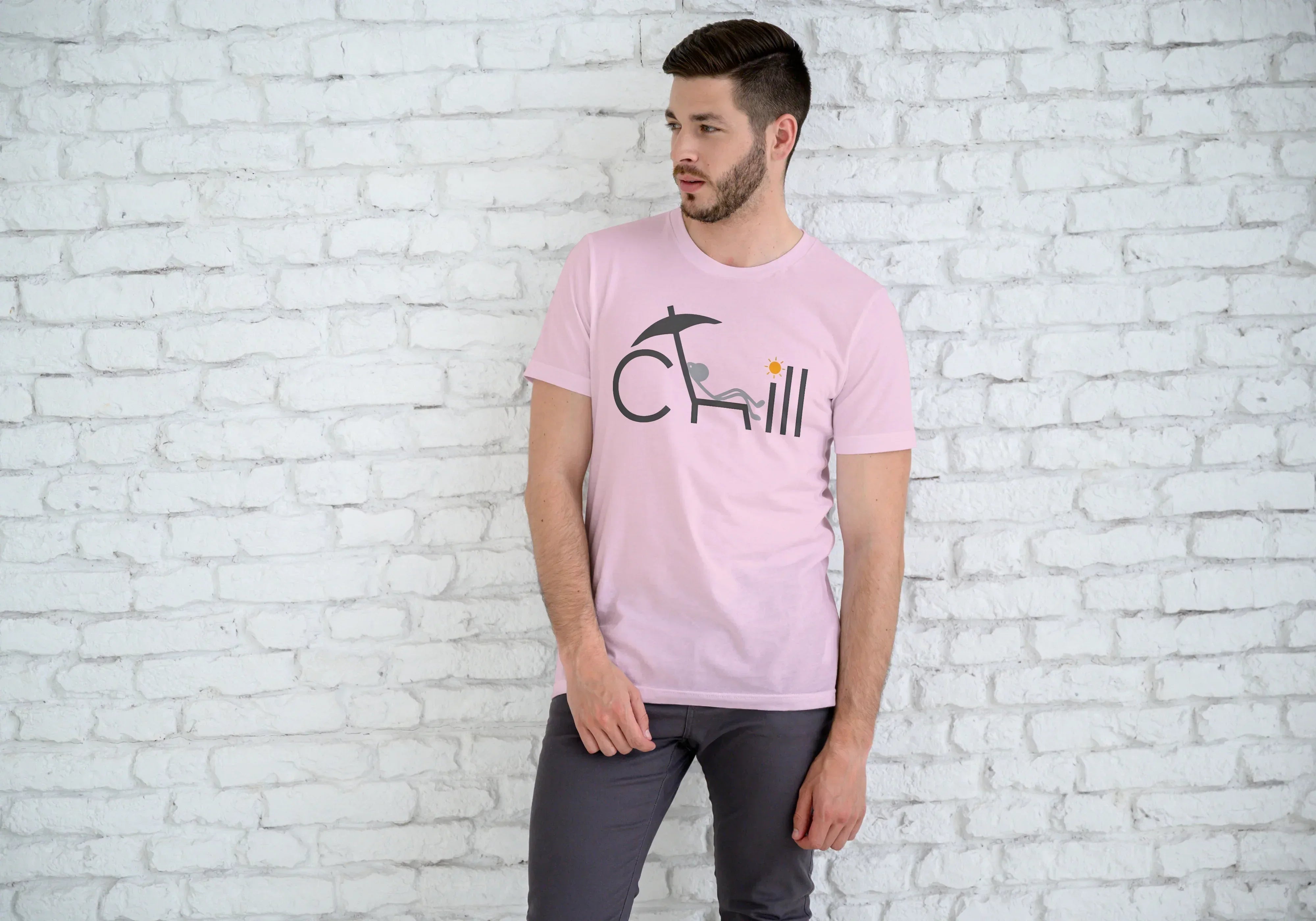 Chill Graphic T-Shirt for Men - Not So Suttle