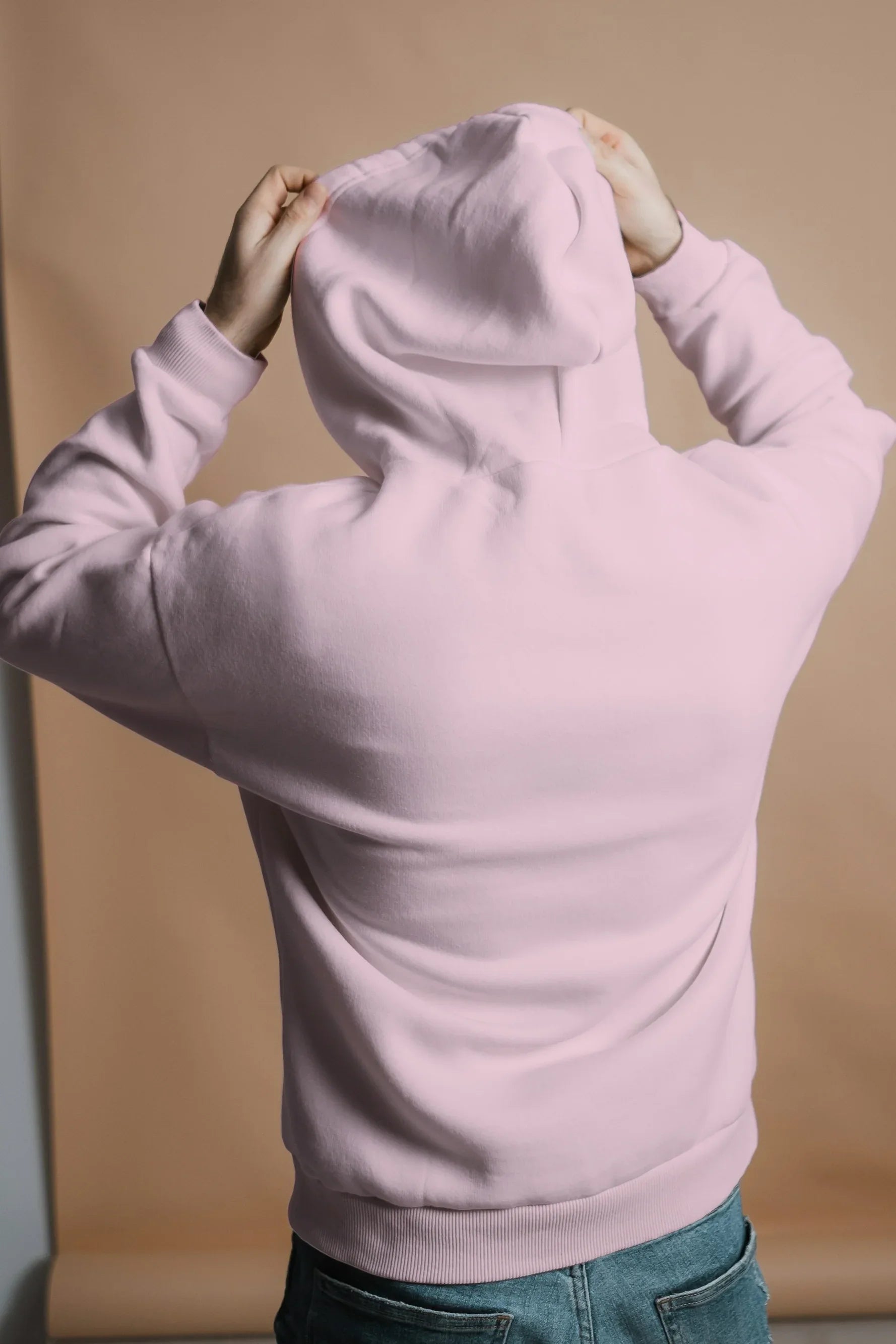 Light Pink Men's Hoodie - Not So Suttle
