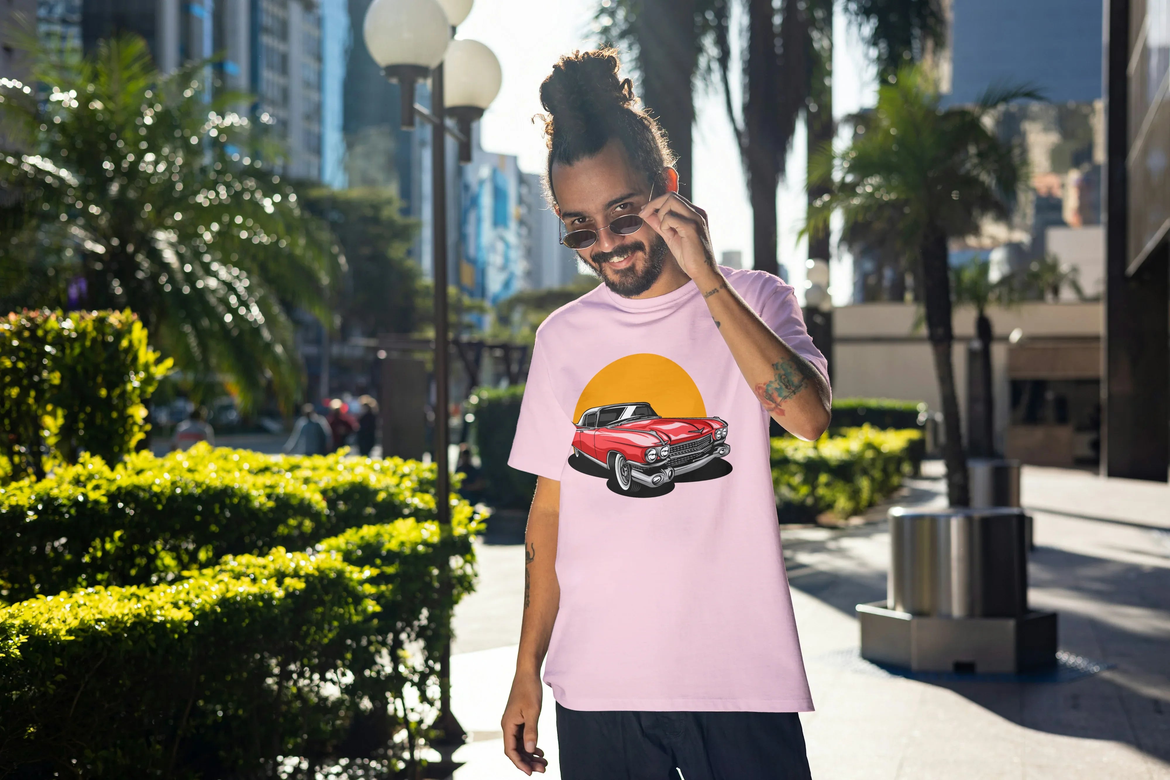 Mustang Graphic Oversized Classic T-Shirt for Men - Not So Suttle