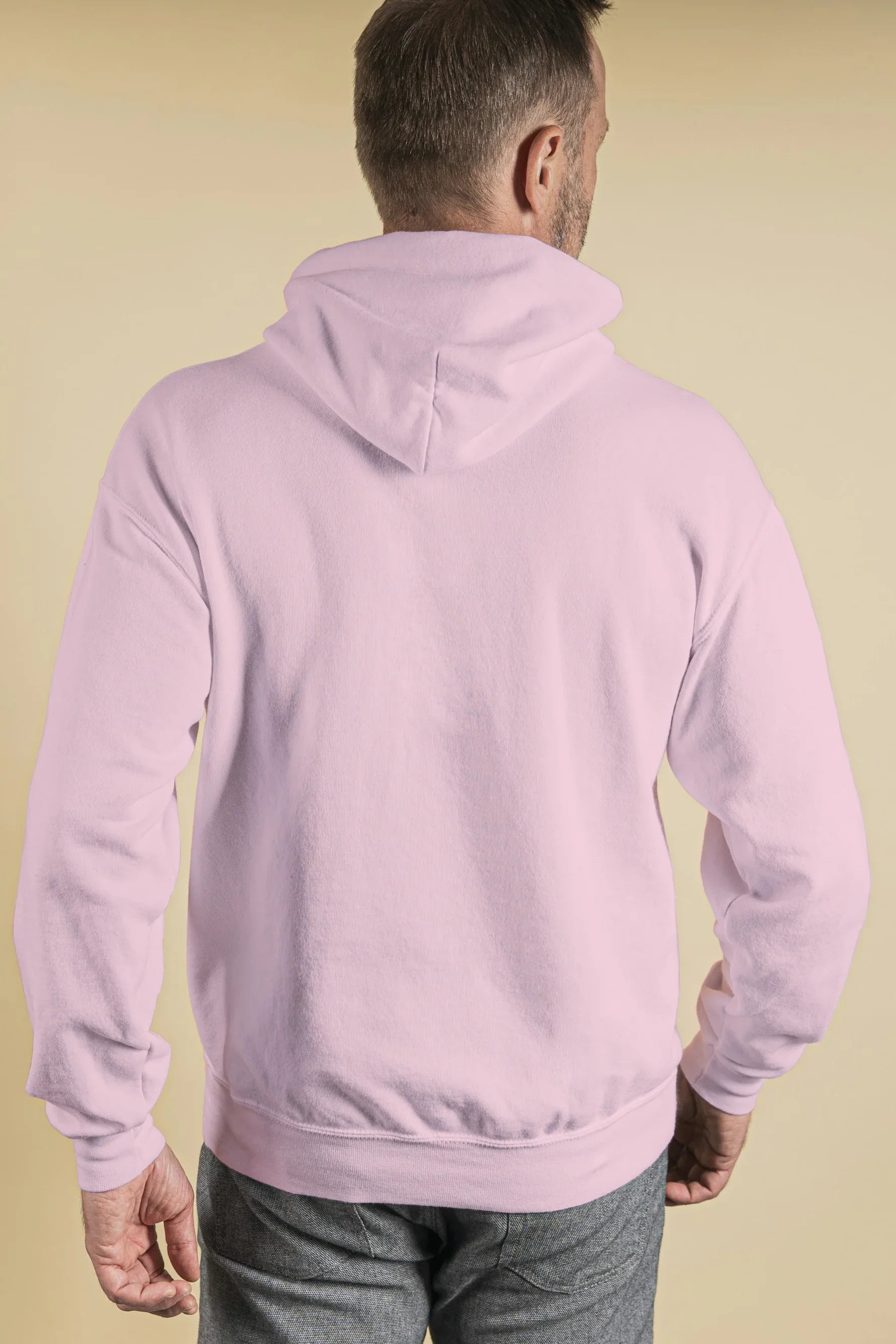 Light Pink Oversized Hoodie for Men - Not So Suttle