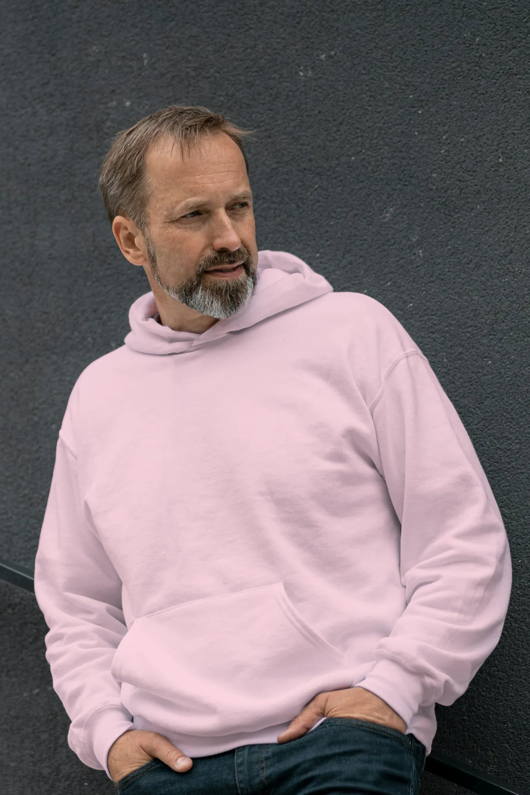 Light Pink Oversized Hoodie for Men - Not So Suttle