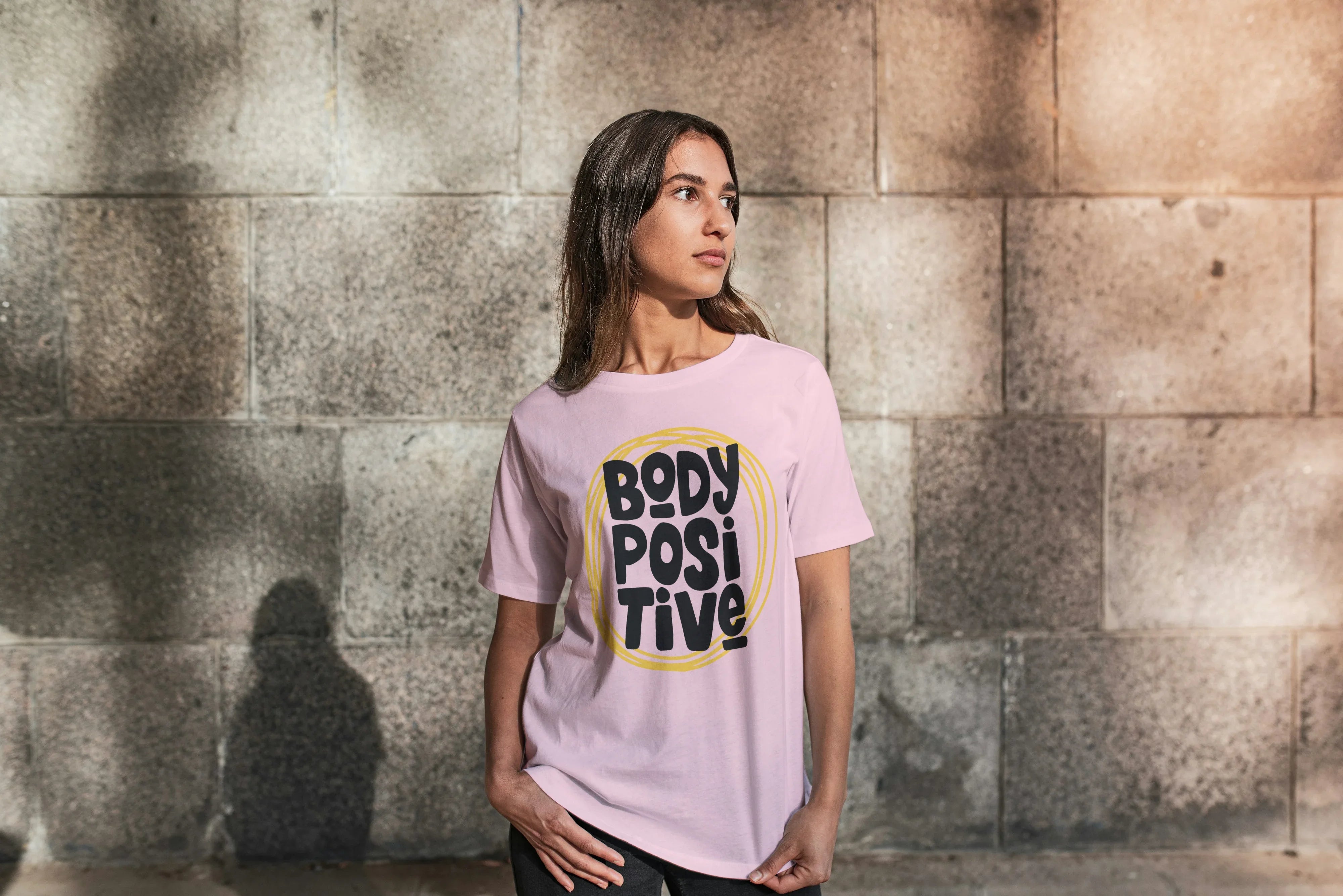 Body Positive Graphic Oversized Classic T-Shirt for Women - Not So Suttle