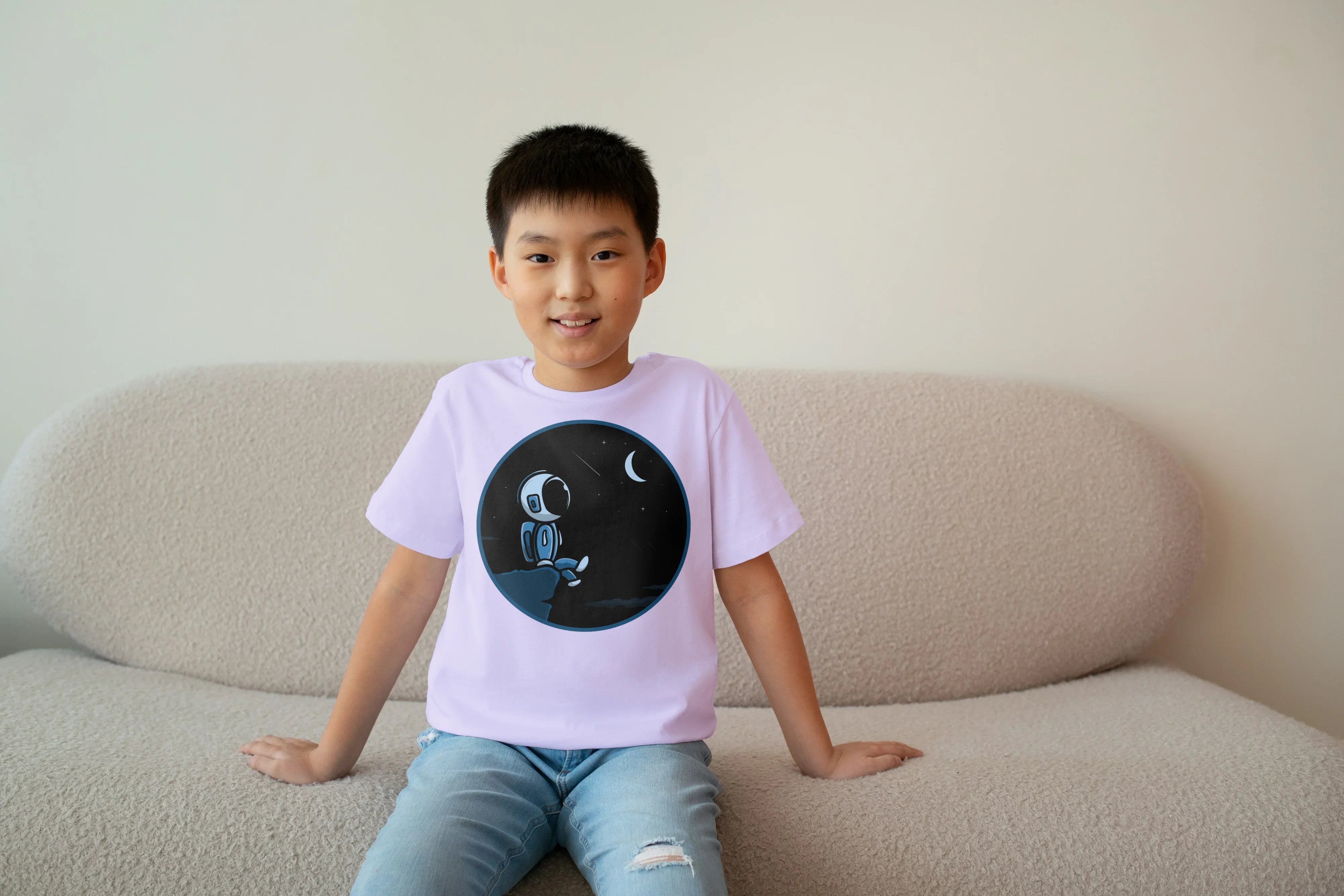 Astronaut Graphic T-Shirt for Boys - Not So Suttle