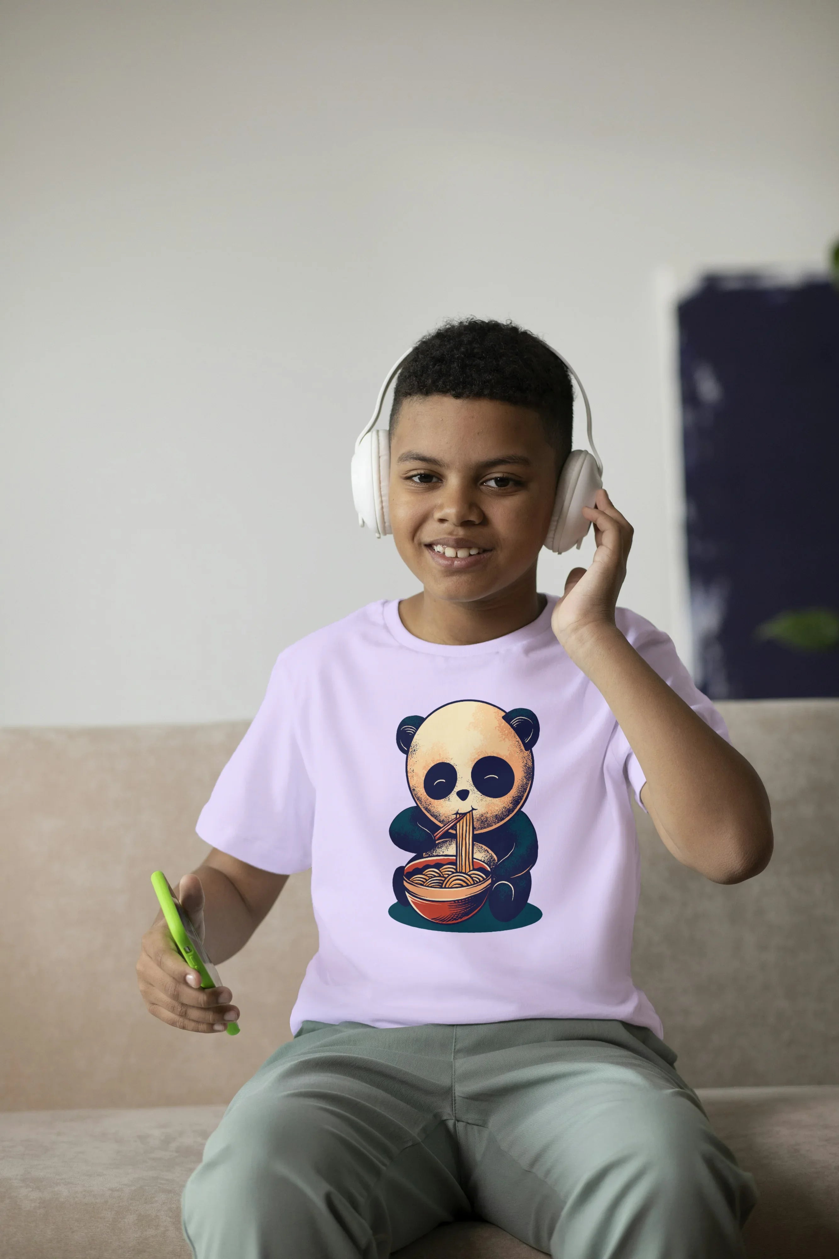 Panda Graphic T-Shirt for Boys - Not So Suttle
