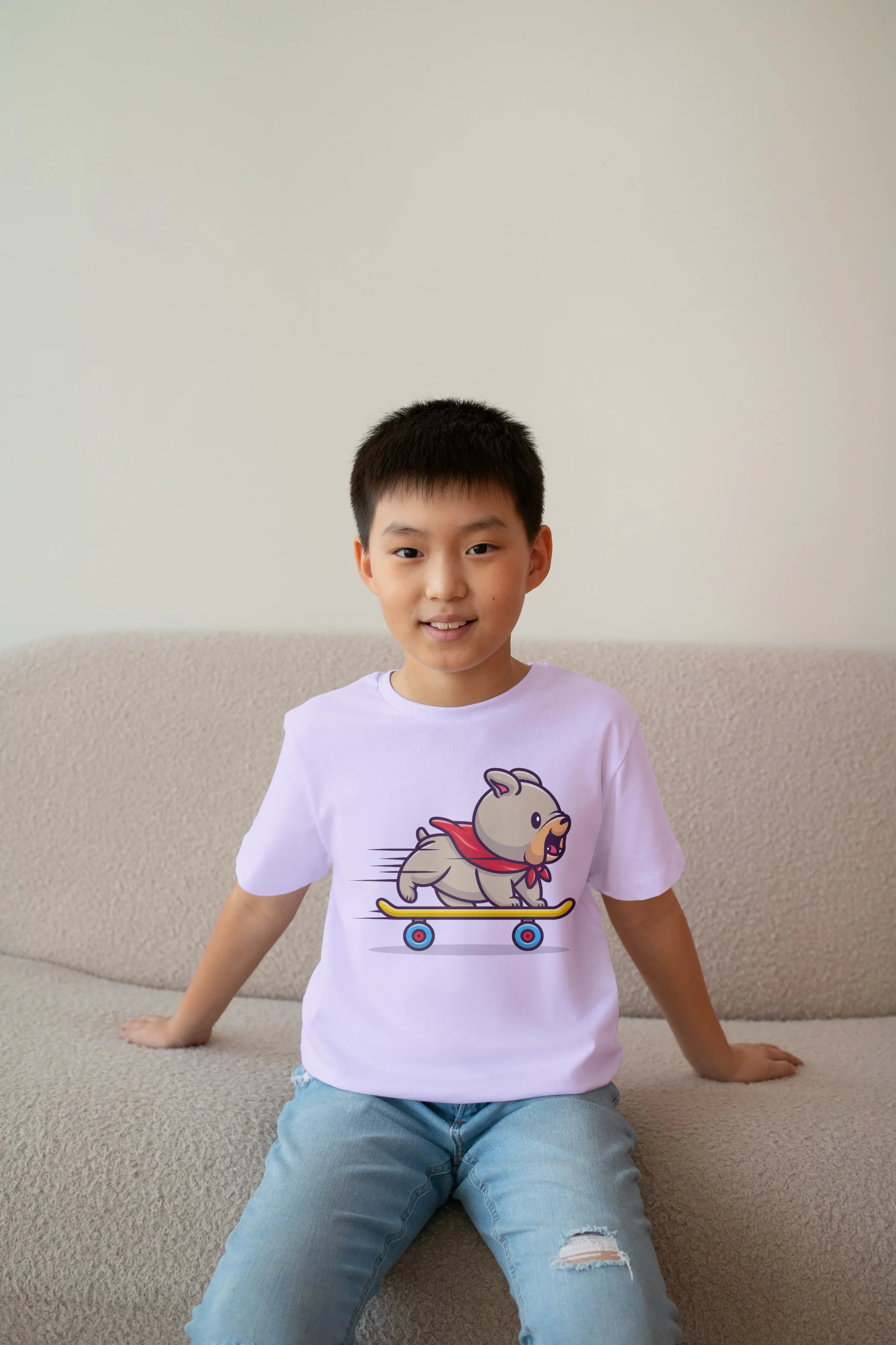 Skate Dog Graphics T-Shirt for Boys - Not So Suttle