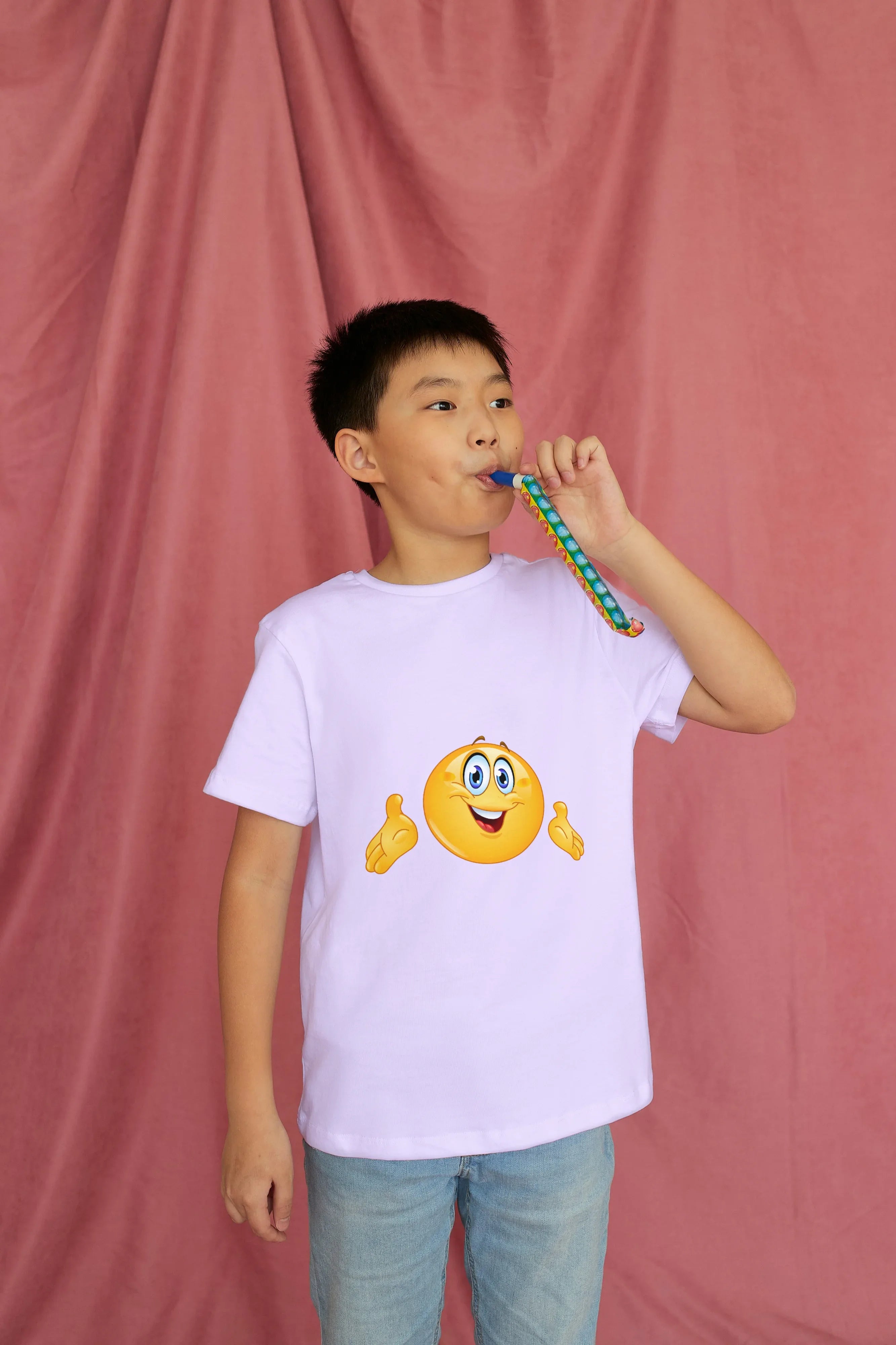 Smiley Graphics T-Shirt for Boys - Not So Suttle