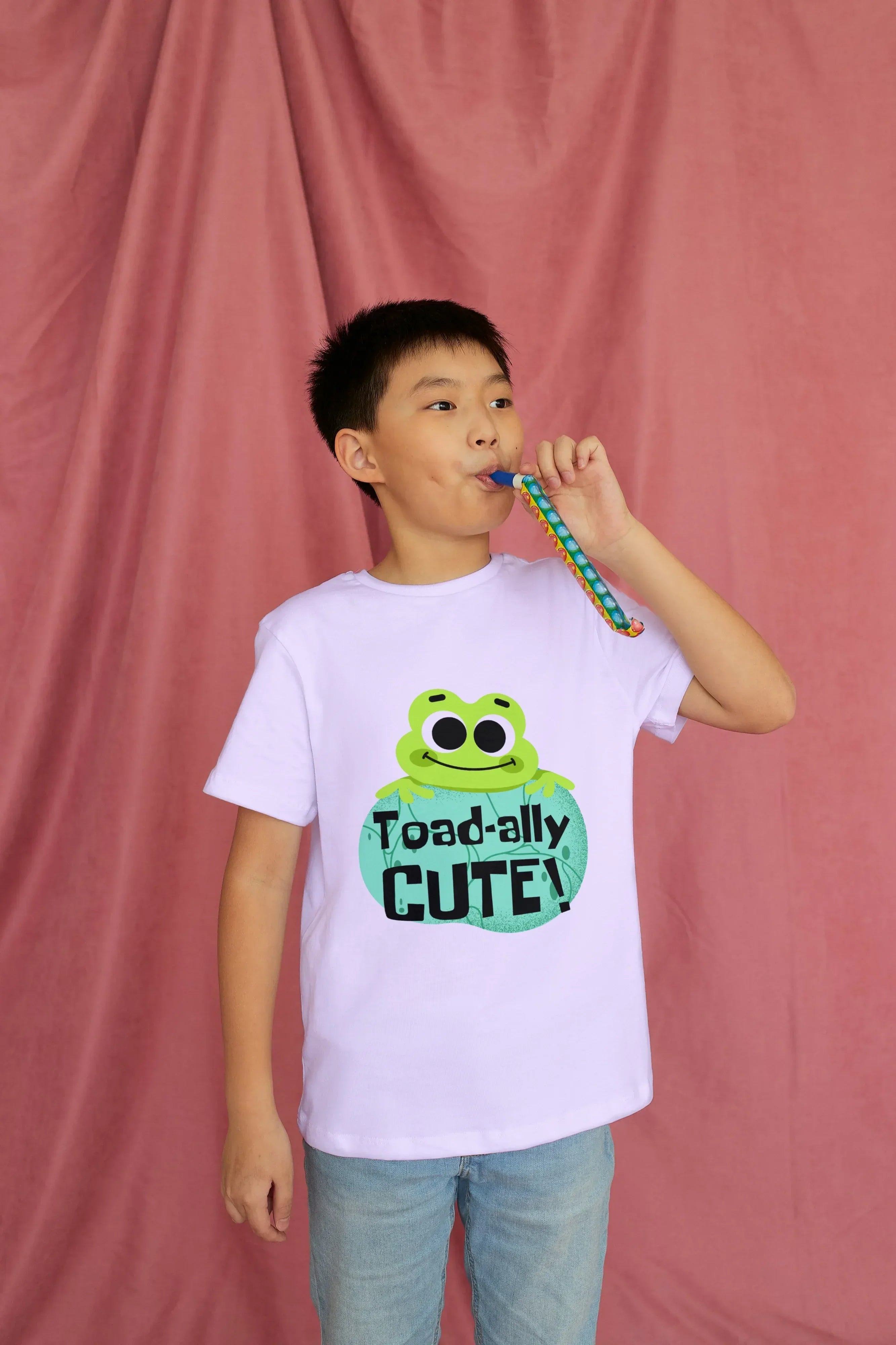Cute Toad Graphic T-Shirt for Boys - Not So Suttle