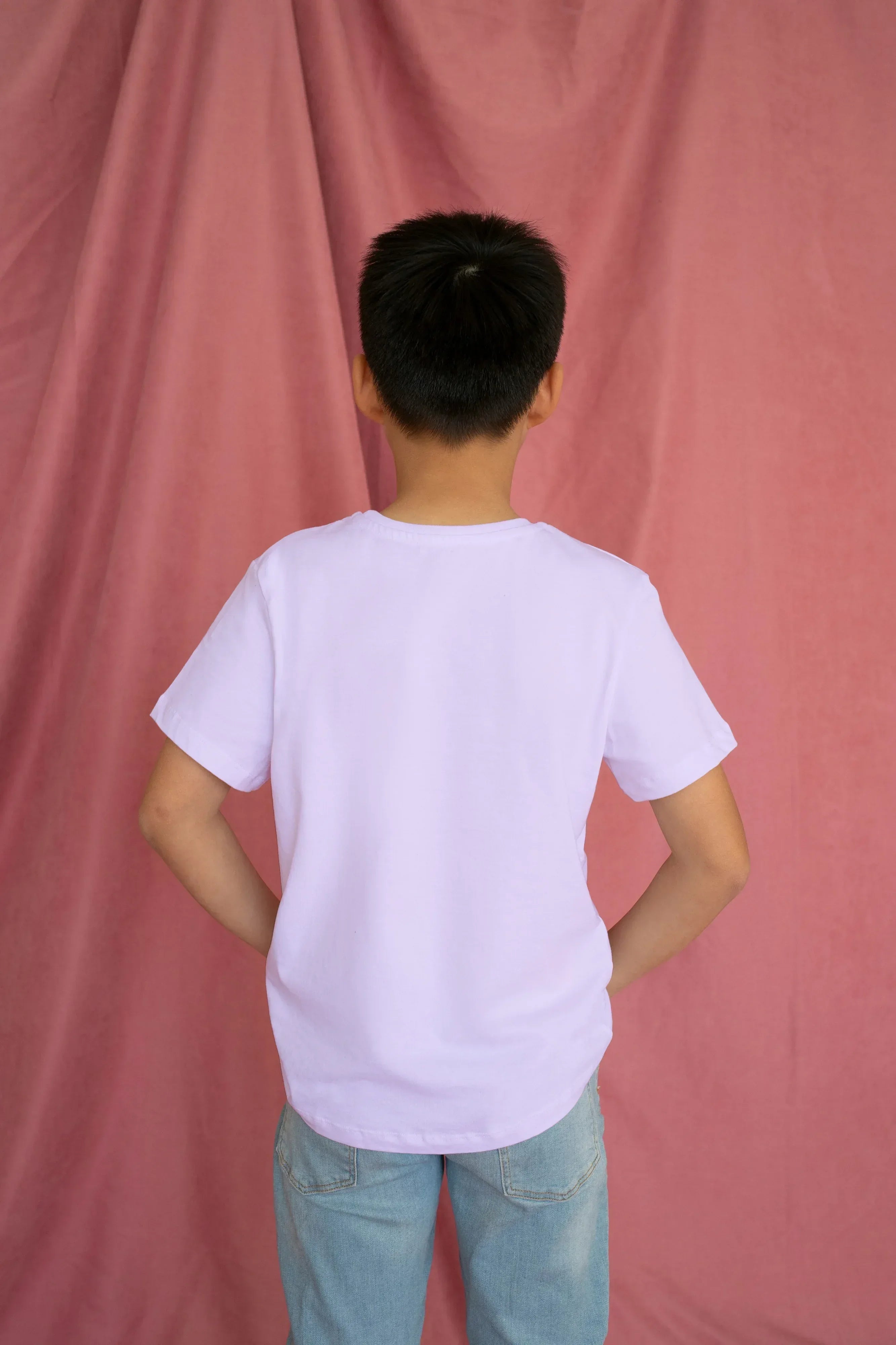 Boy's Crew Neck T-Shirt Lavender - Not So Suttle