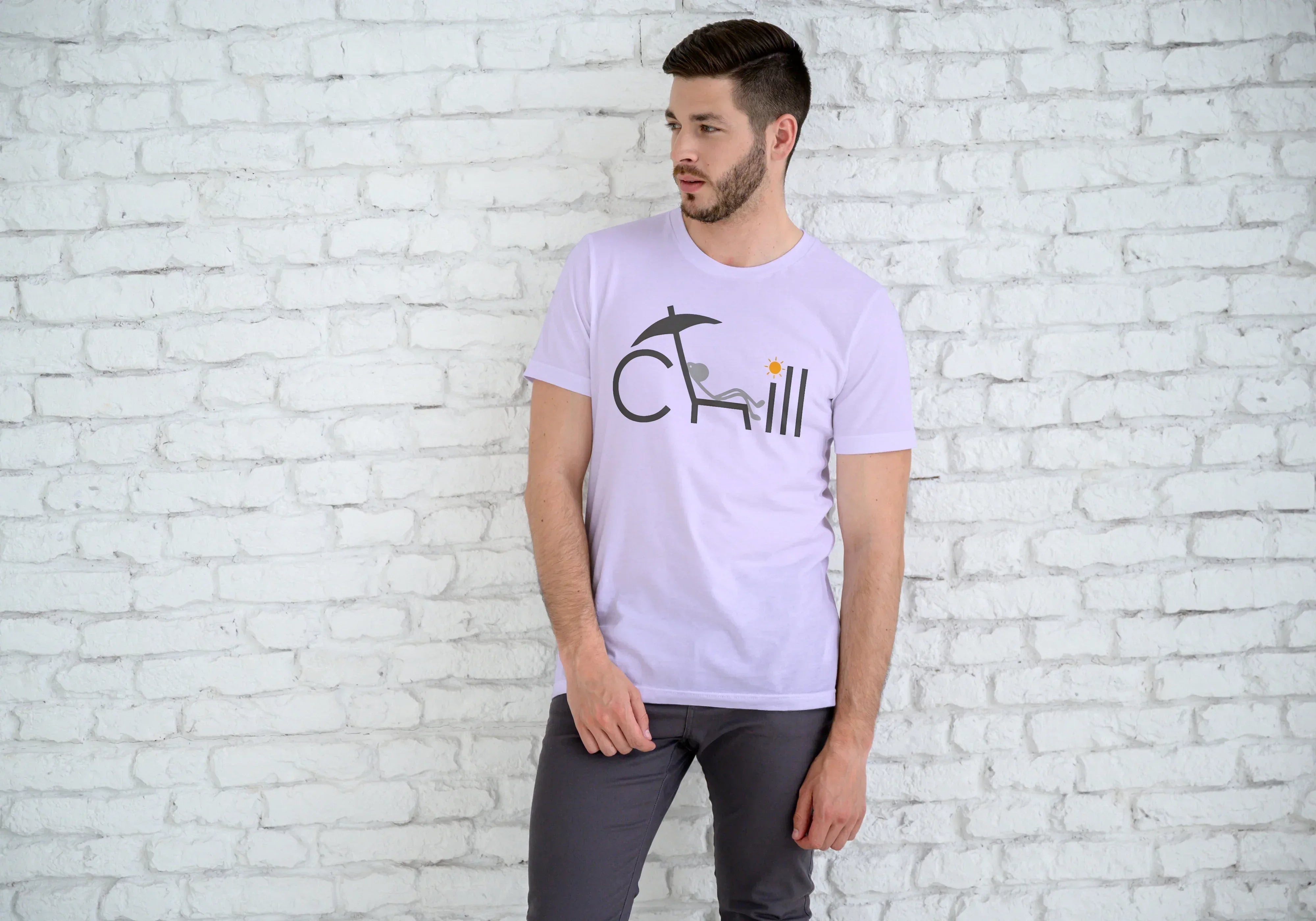 Chill Graphic T-Shirt for Men - Not So Suttle