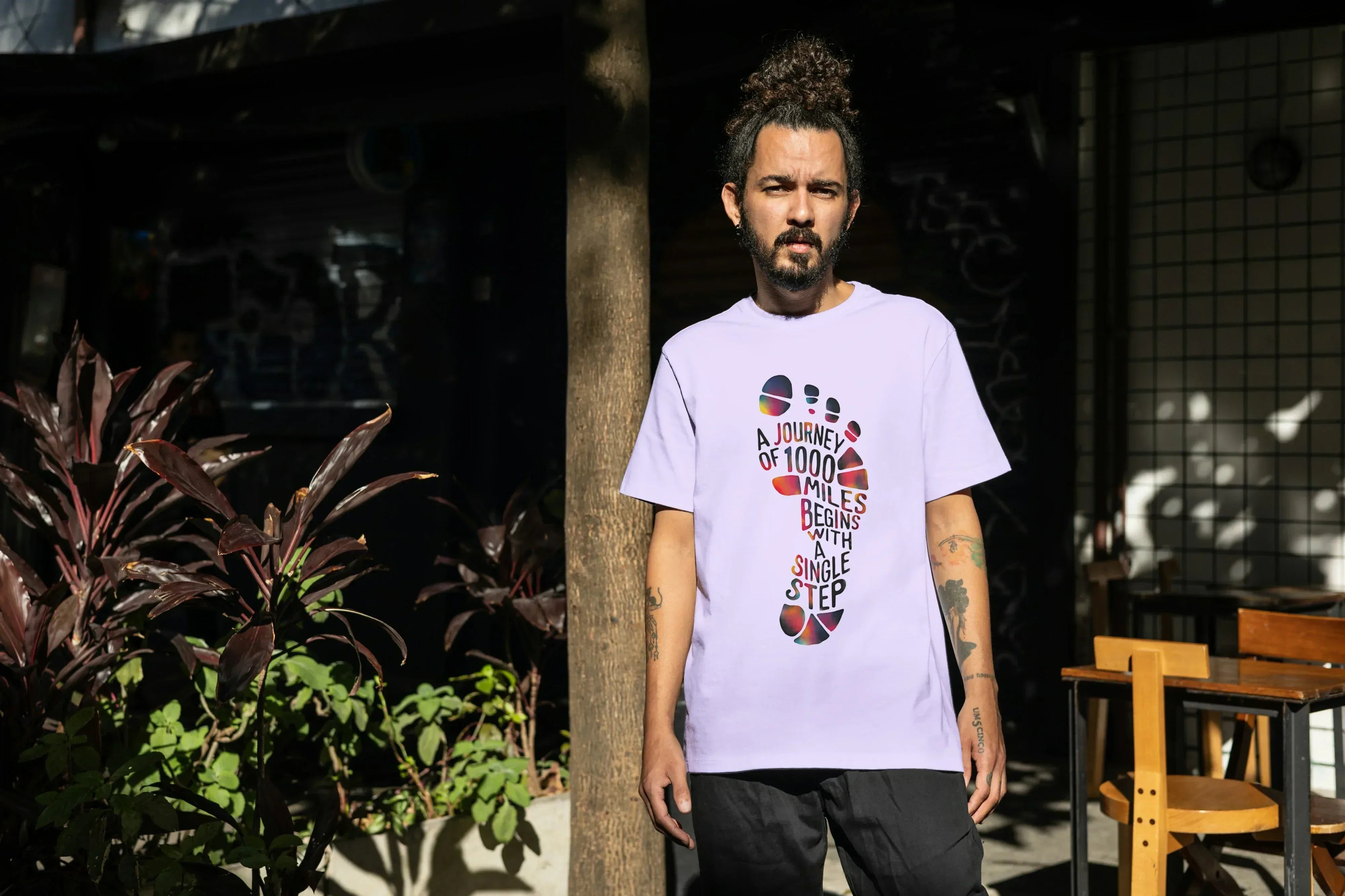 1000 Miles Graphic Oversized Classic T-Shirt for Men - Not So Suttle