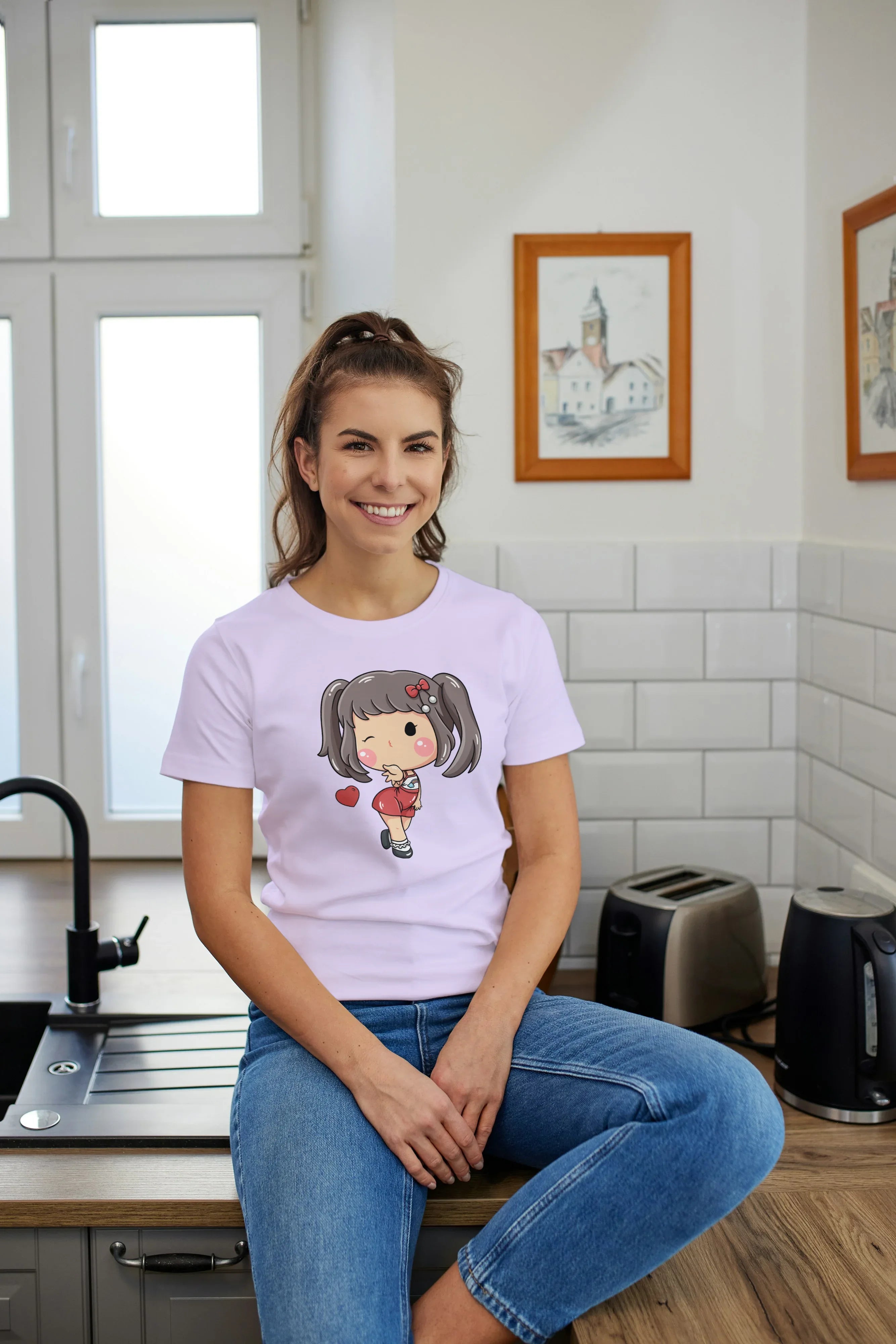 Girl Graphic Classic T-Shirt for Women - Not So Suttle