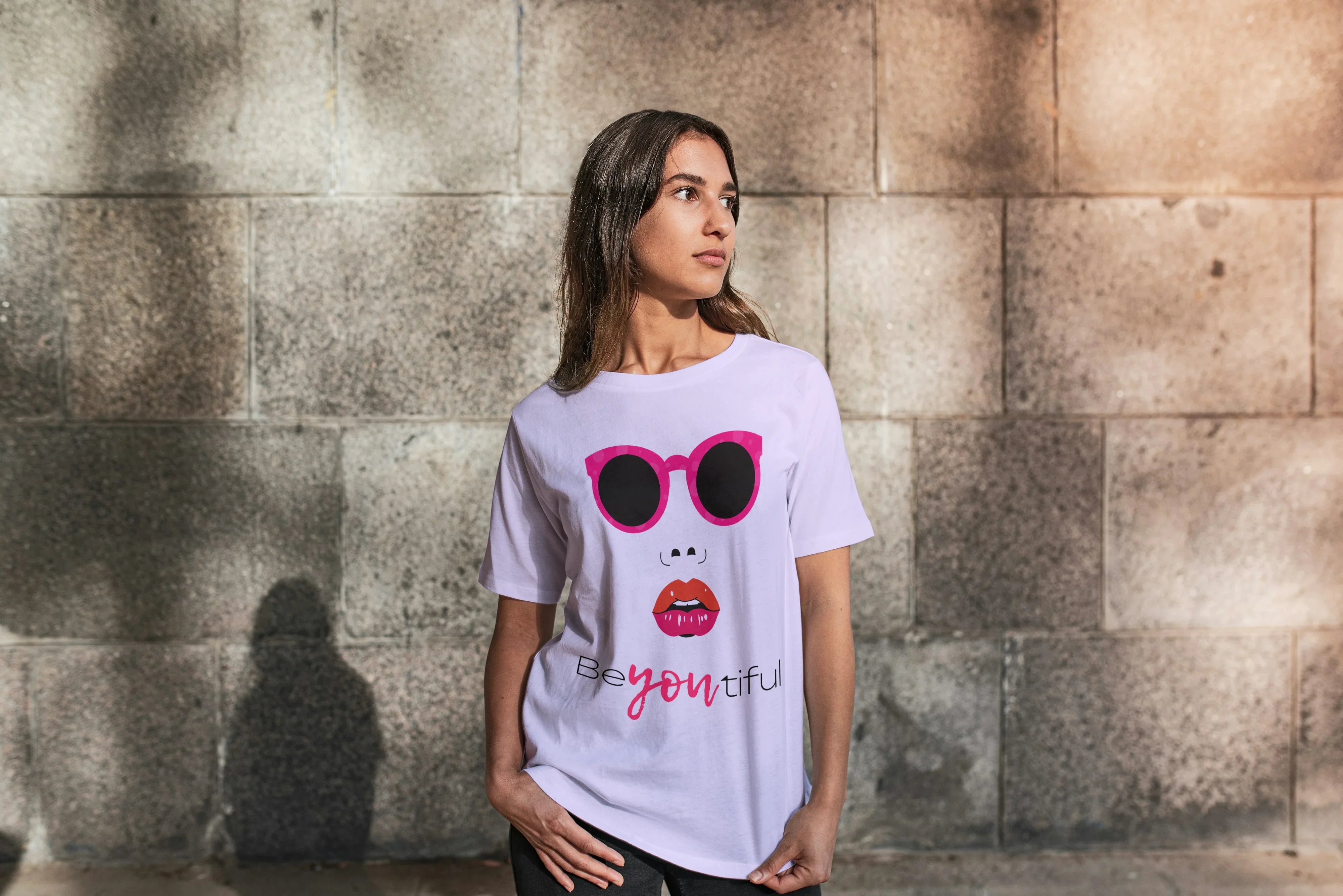 BeYoutiful Graphic Oversized Classic T-Shirt for Women - Not So Suttle