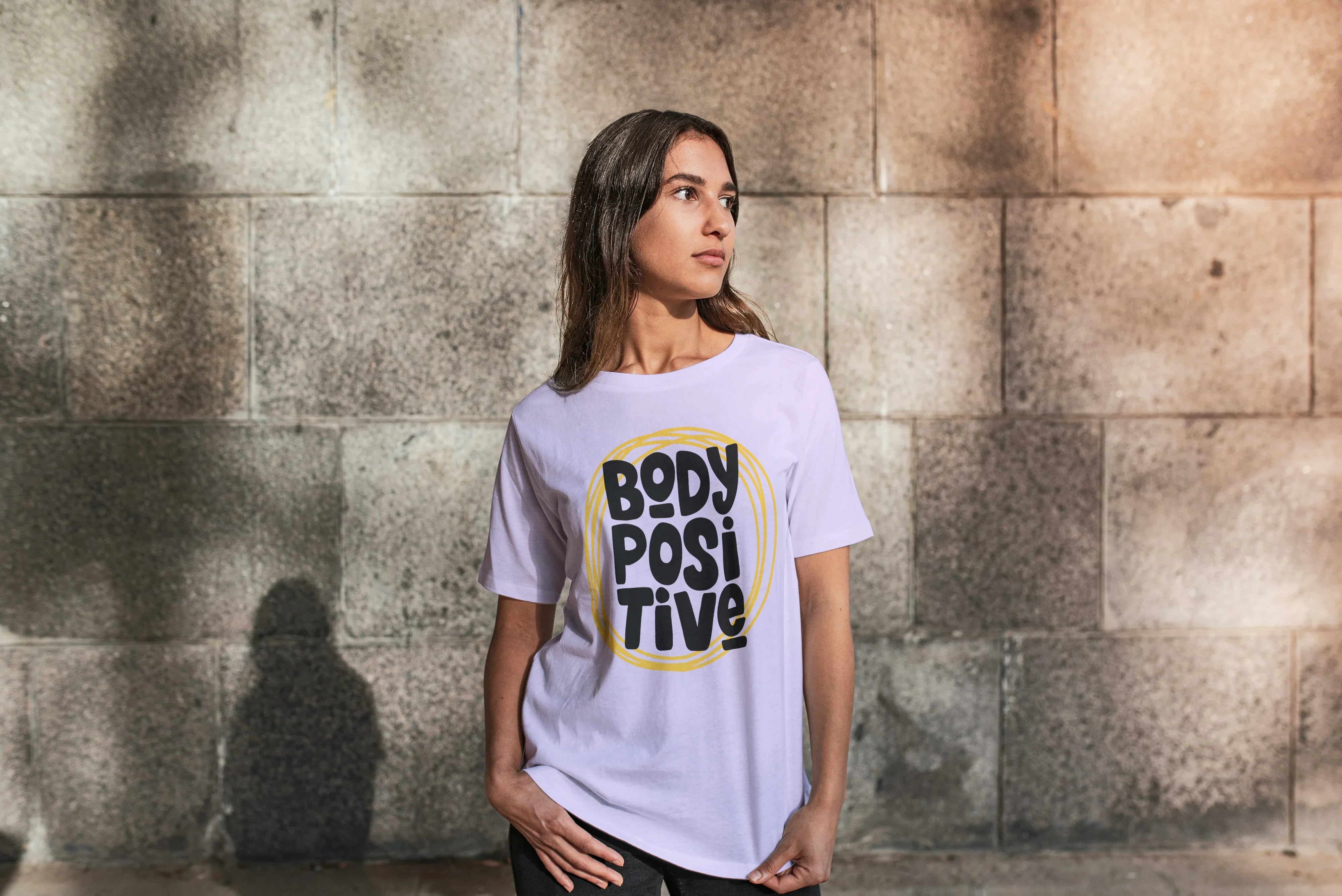 Body Positive Graphic Oversized Classic T-Shirt for Women - Not So Suttle