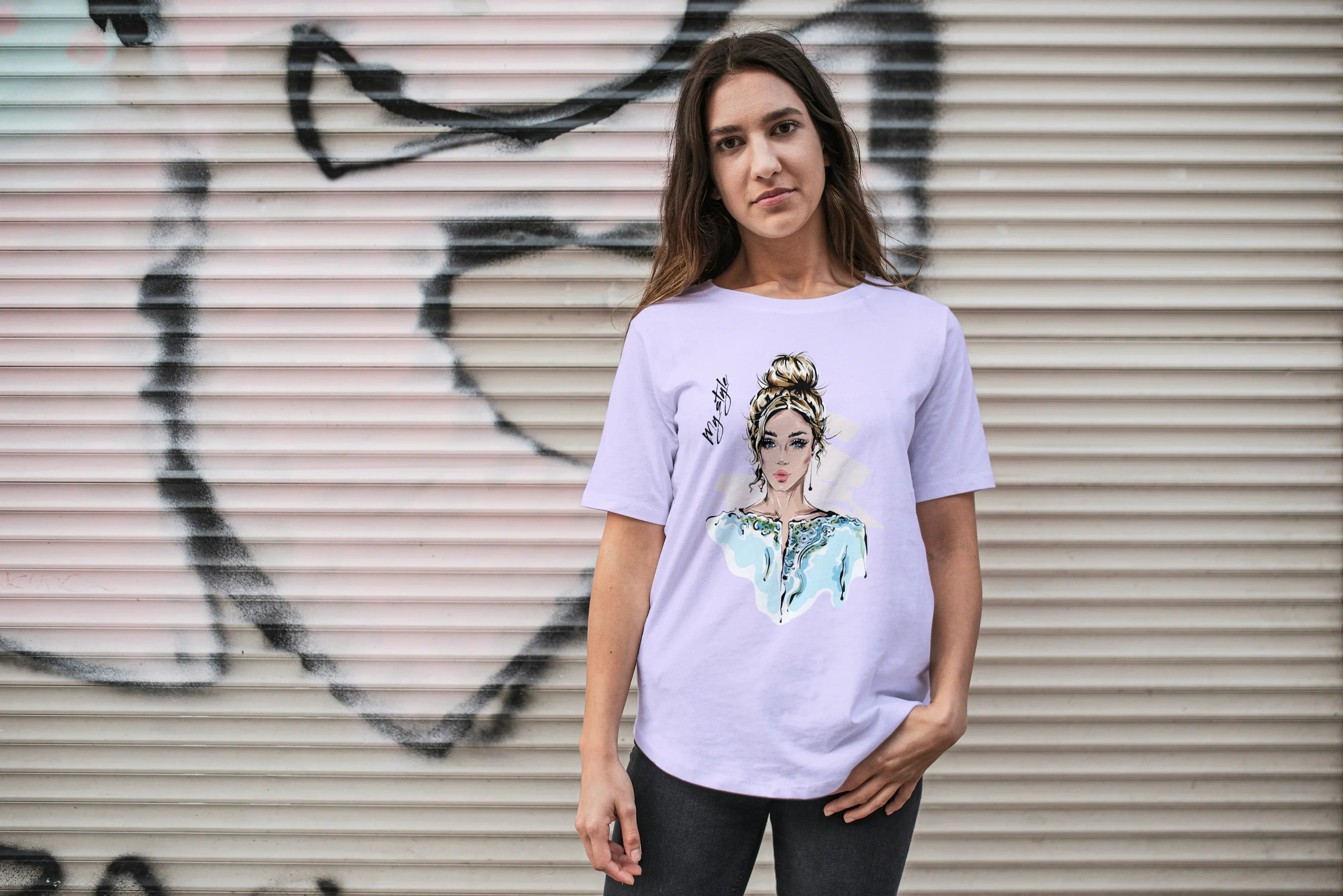 My Style Graphic Oversized Classic T-Shirt for Women - Not So Suttle