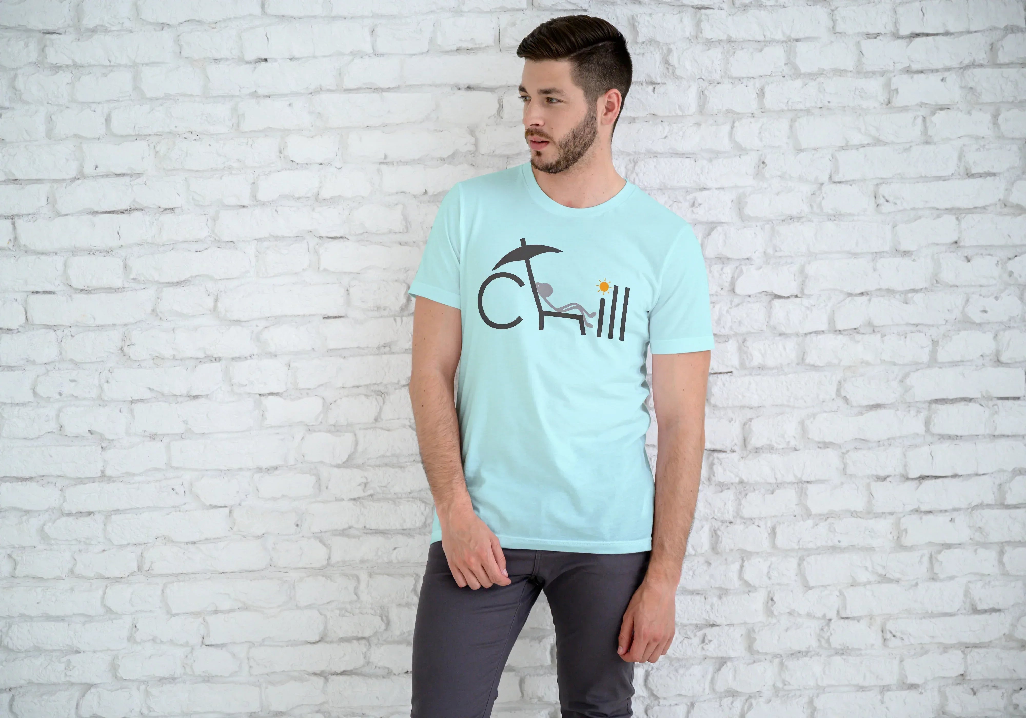 Chill Graphic T-Shirt for Men - Not So Suttle