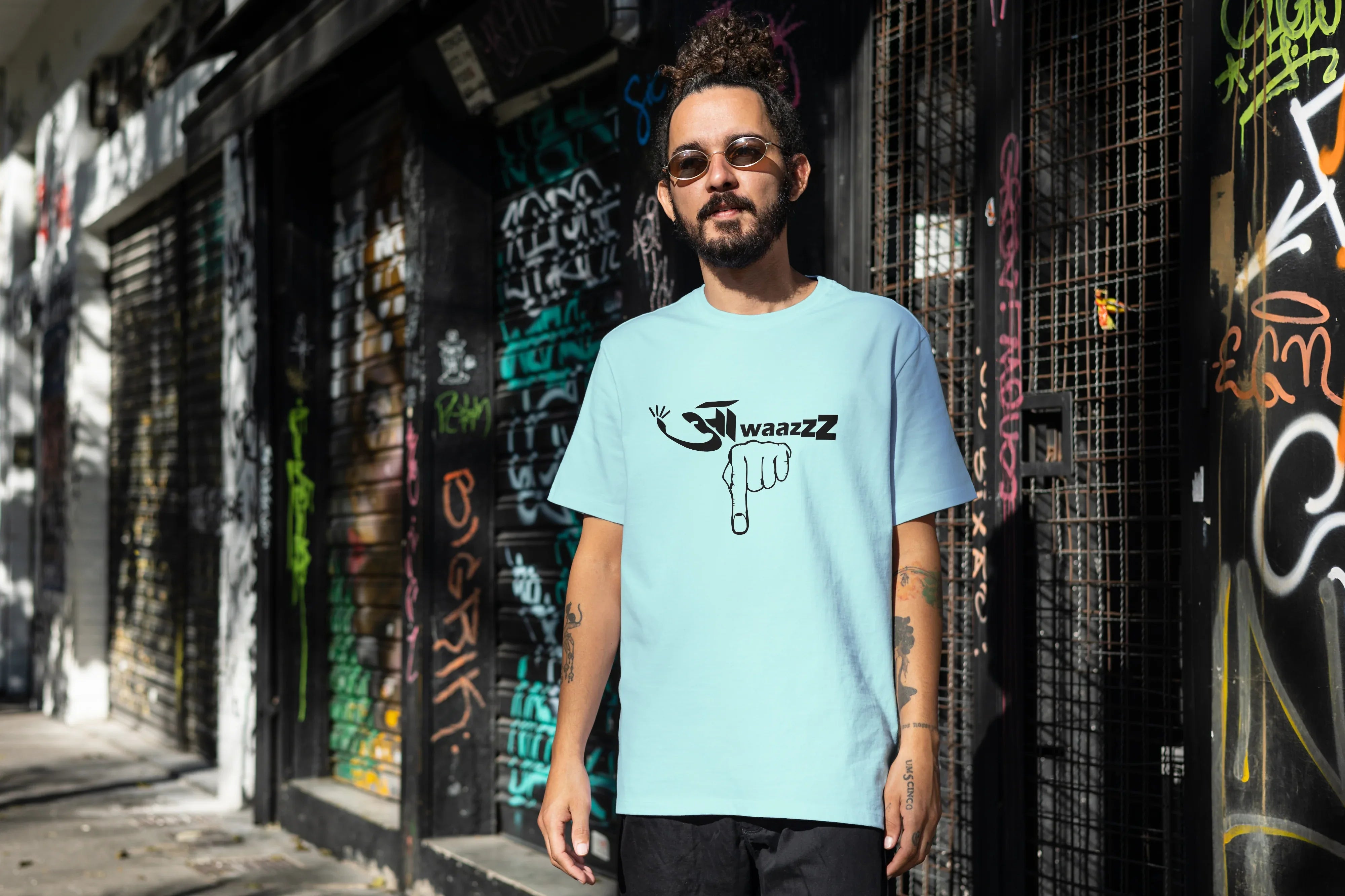 Aawaaz Niche Graphic Oversized Classic T-Shirt for Men - Not So Suttle