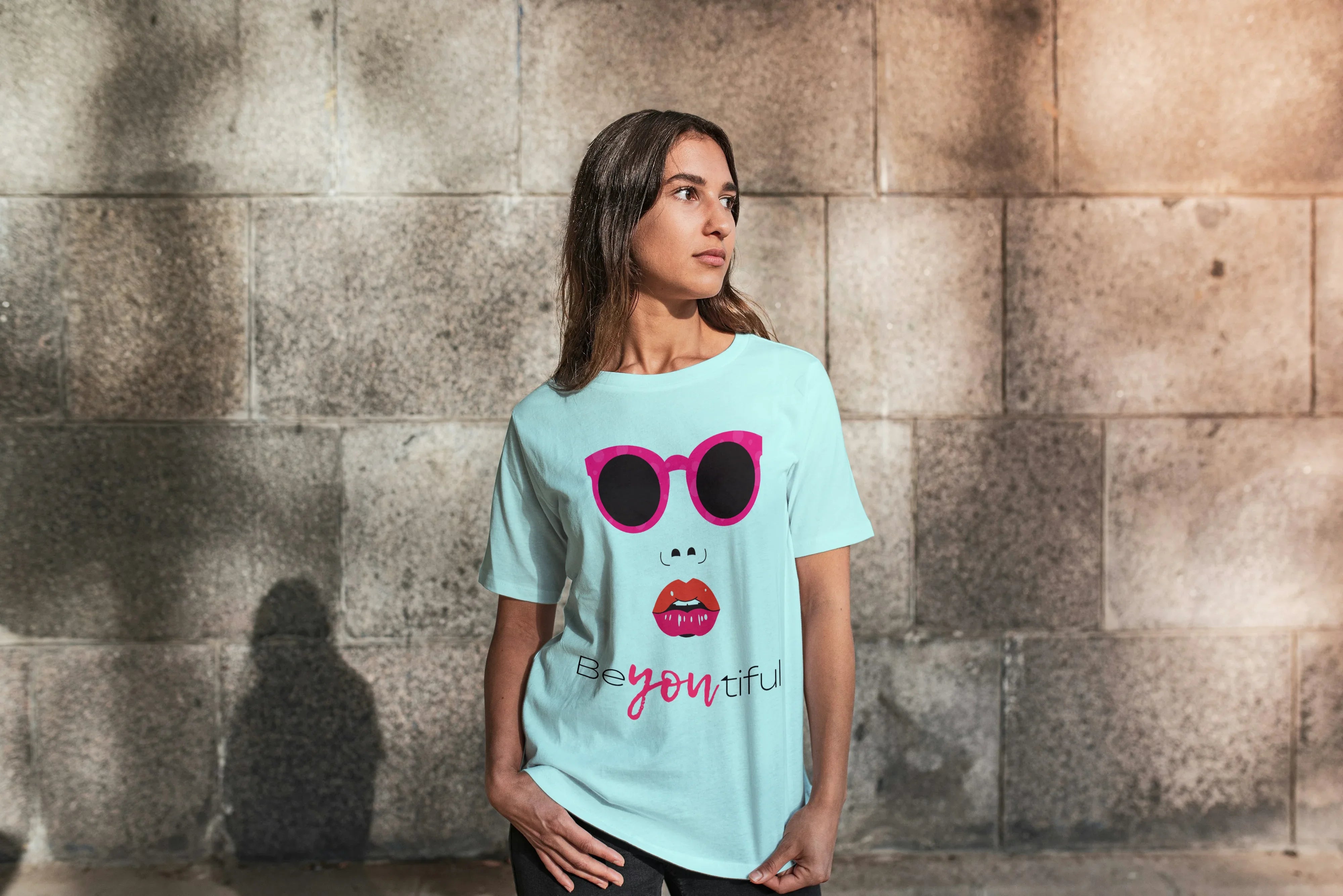 BeYoutiful Graphic Oversized Classic T-Shirt for Women - Not So Suttle