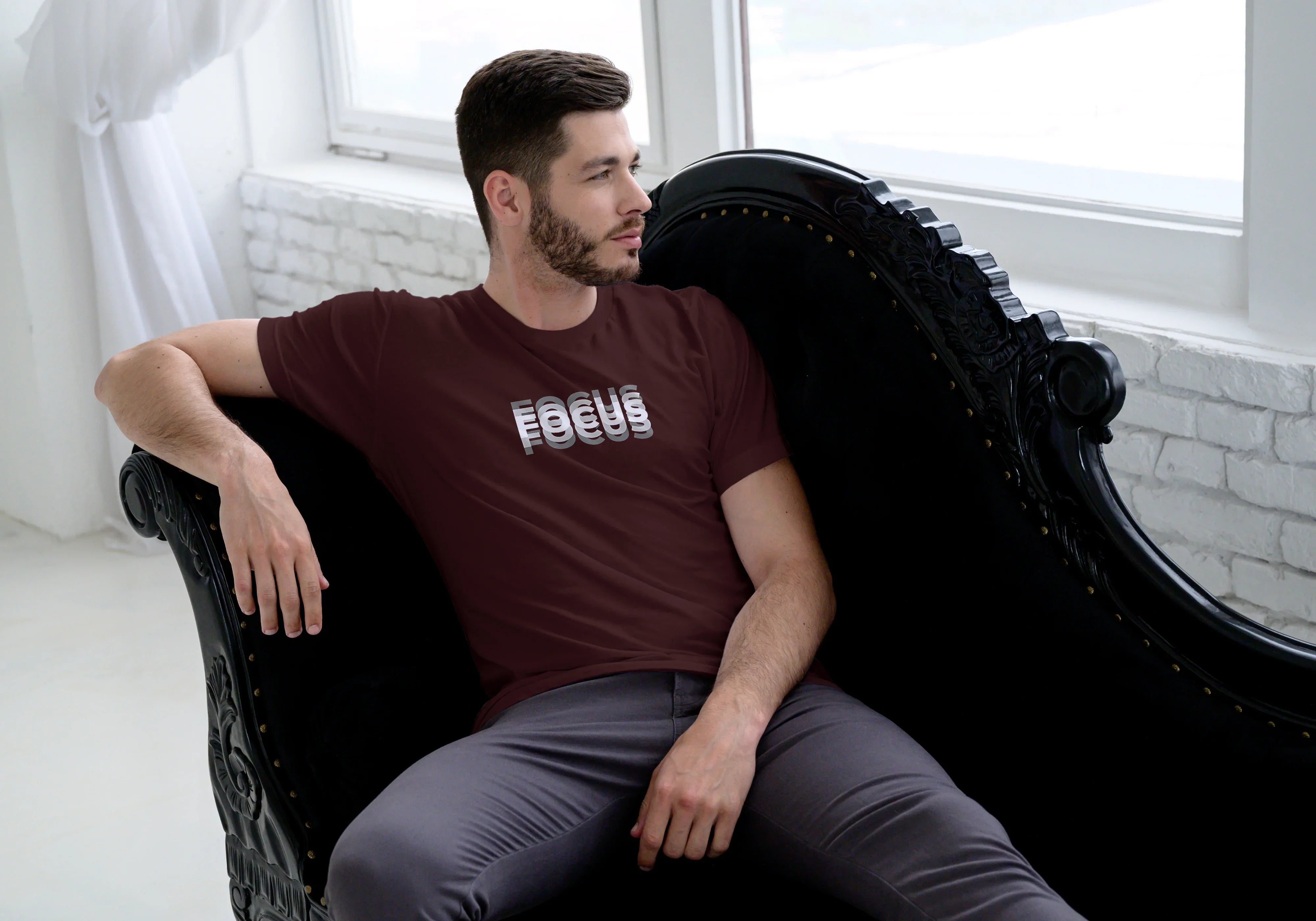 Focus Graphic T-Shirt for Men - Not So Suttle