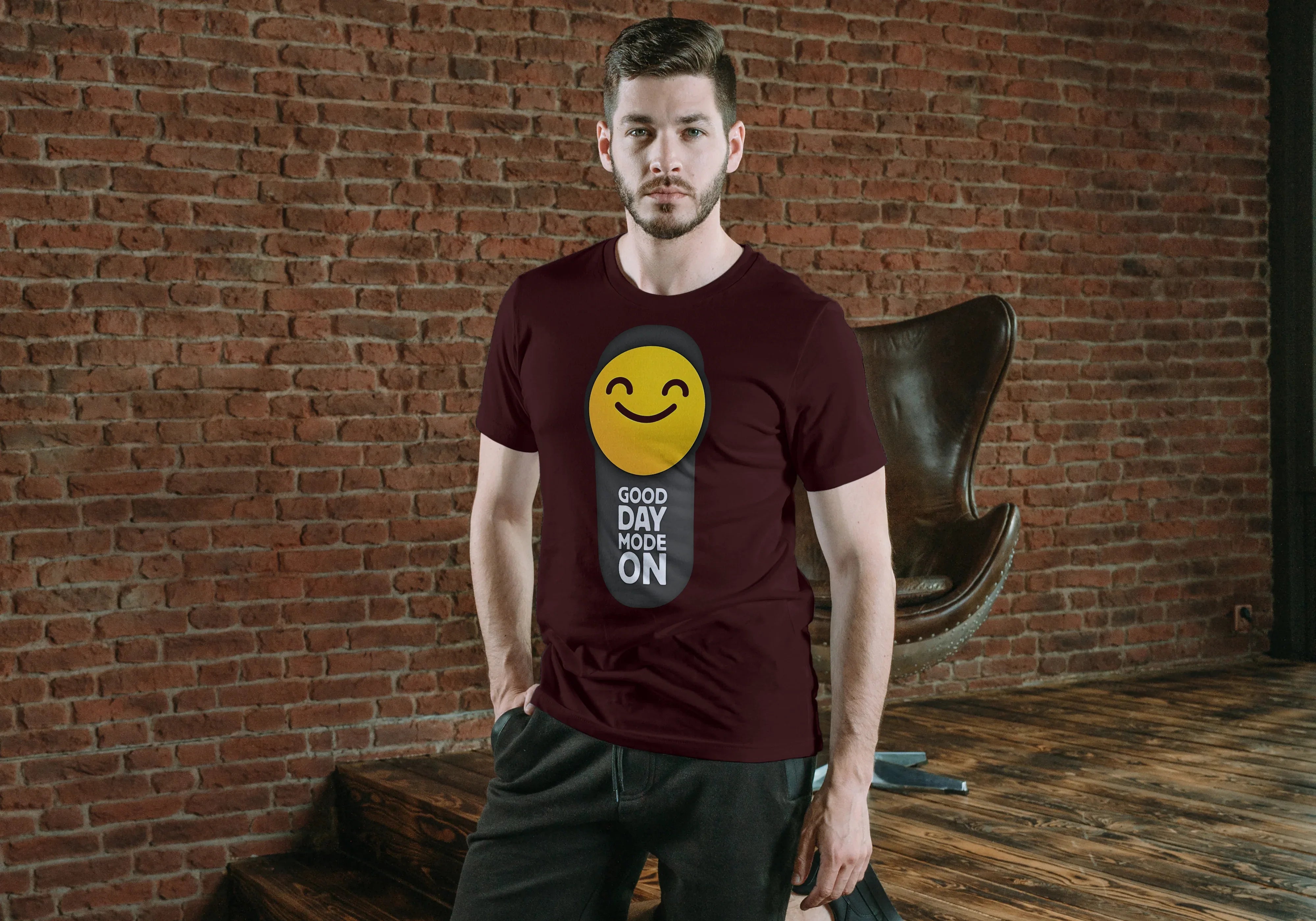 Good Day Mode On Graphic T-Shirt for Men - Not So Suttle