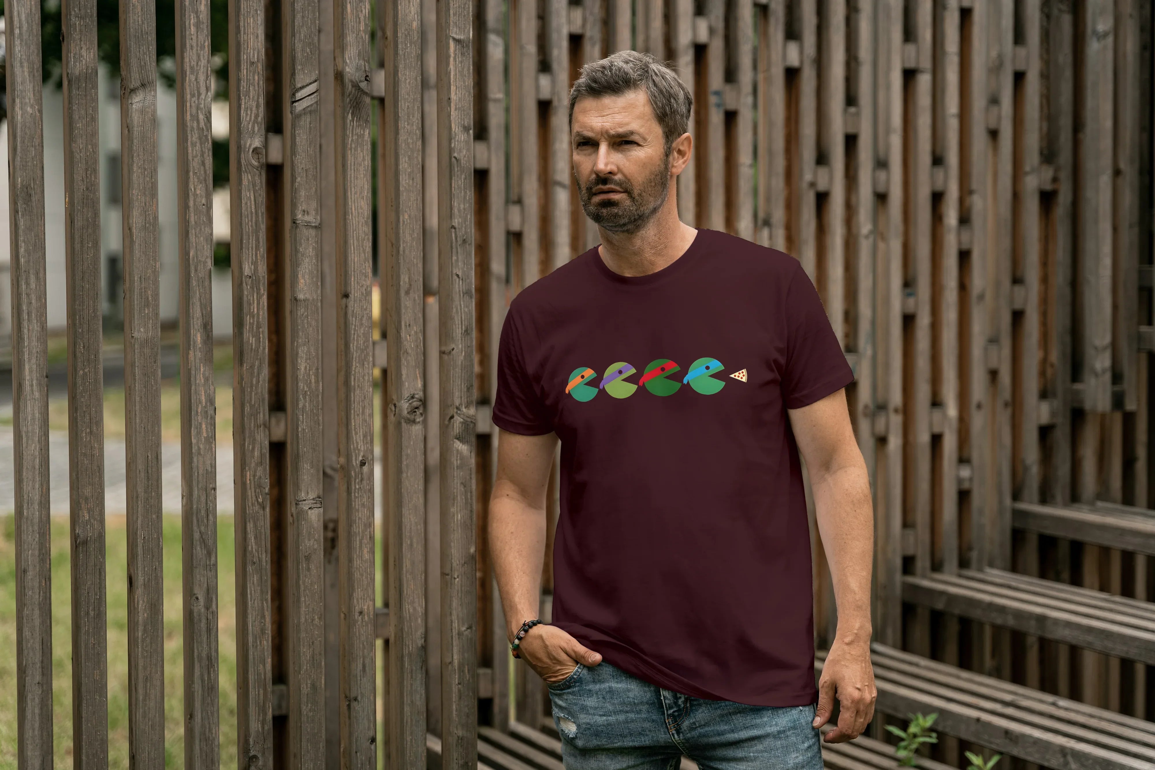 Ninja Turtle Graphic Classic Crew T-Shirt for Men - Not So Suttle