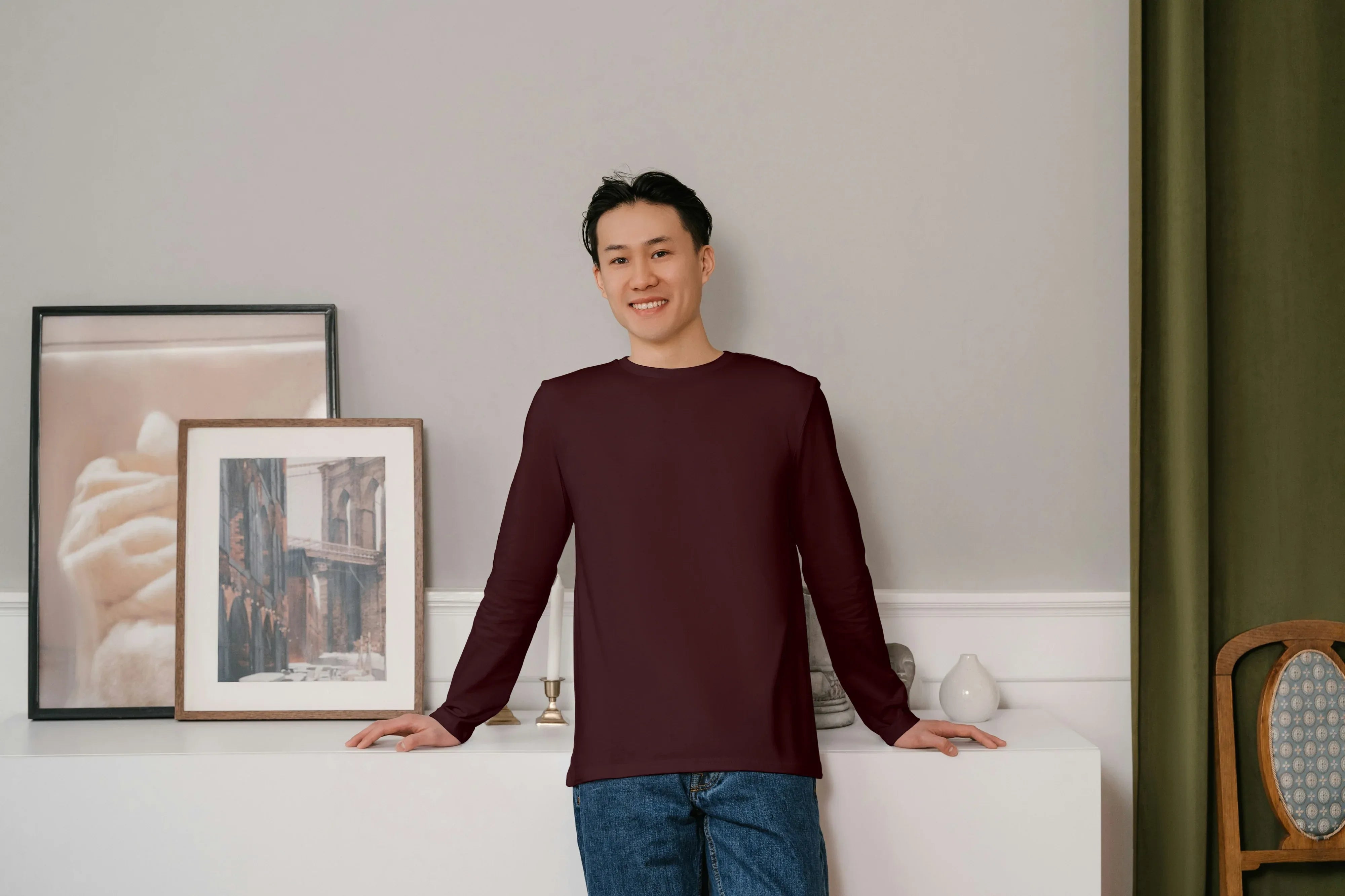 Men's Solid Full Sleeve T-Shirt - Not So Suttle