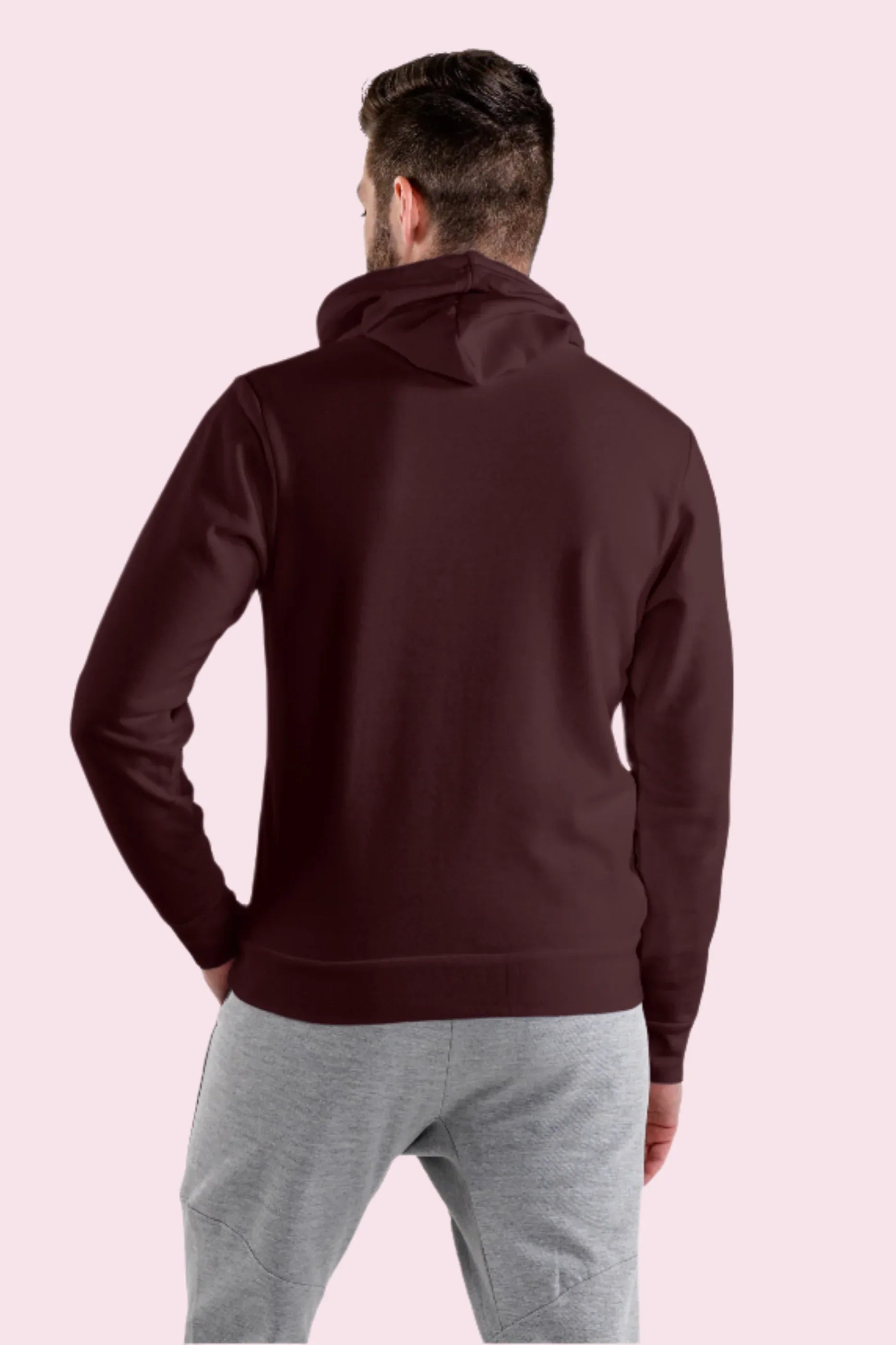 Maroon Men's Hoodie - Not So Suttle