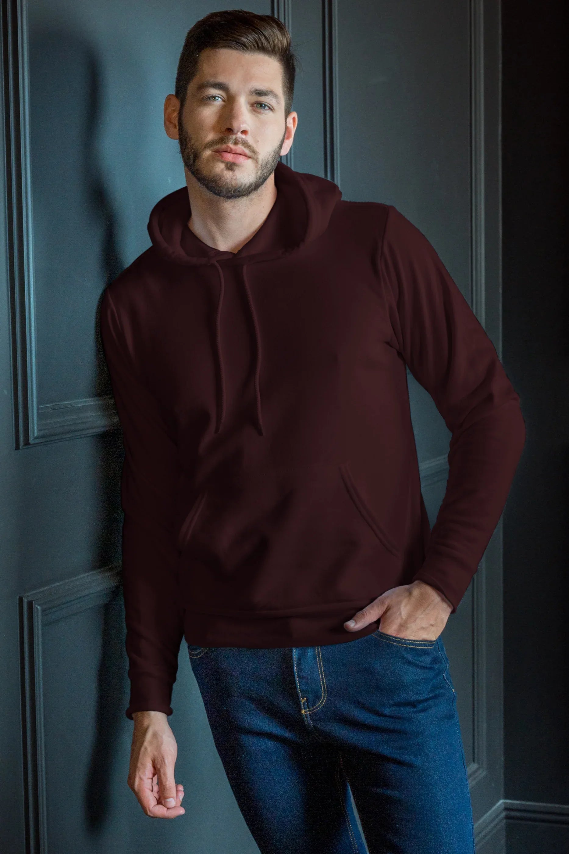 Maroon Men's Hoodie - Not So Suttle