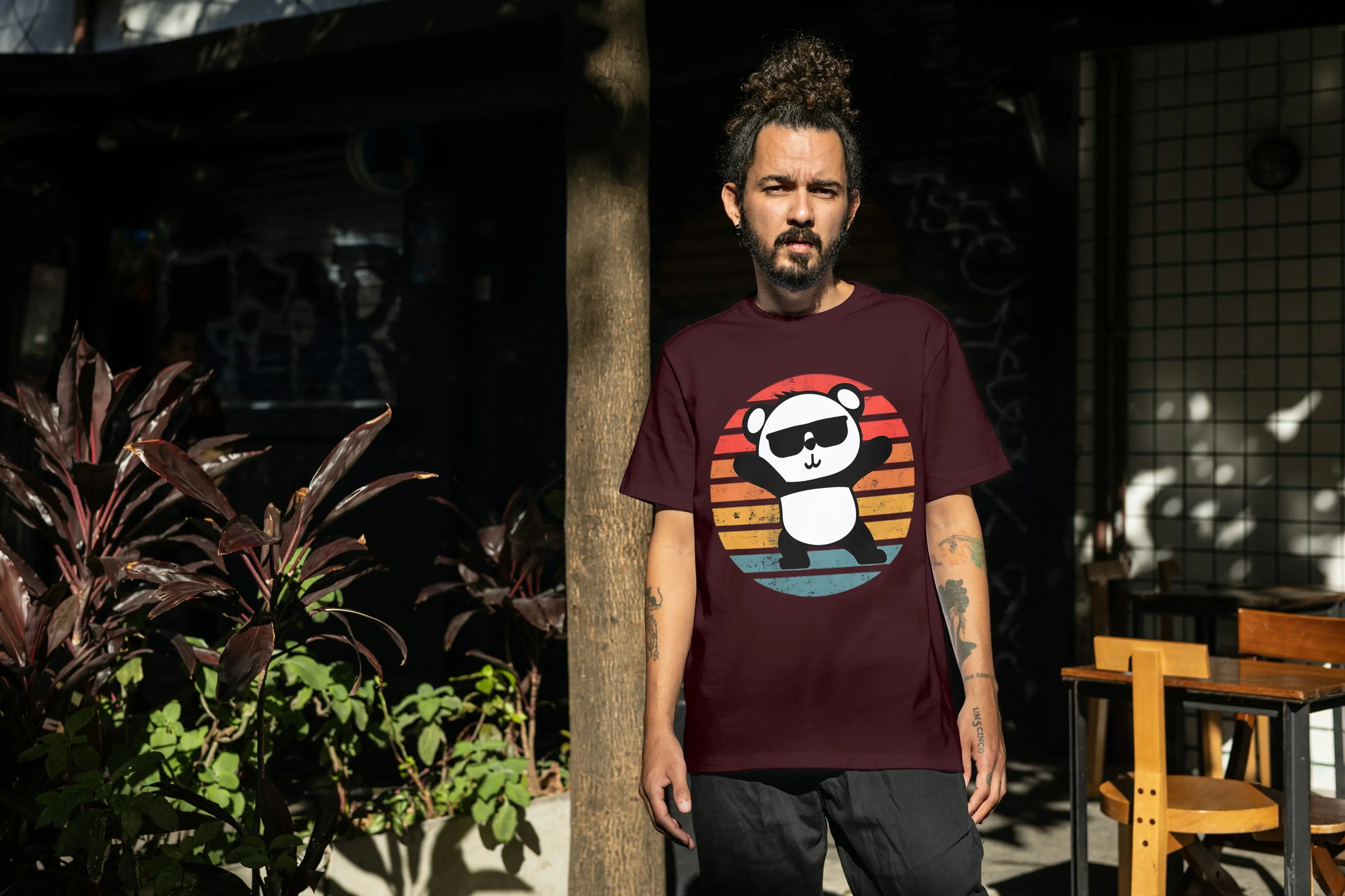 Cool Panda Oversized Classic T-Shirt for Men - Not So Suttle