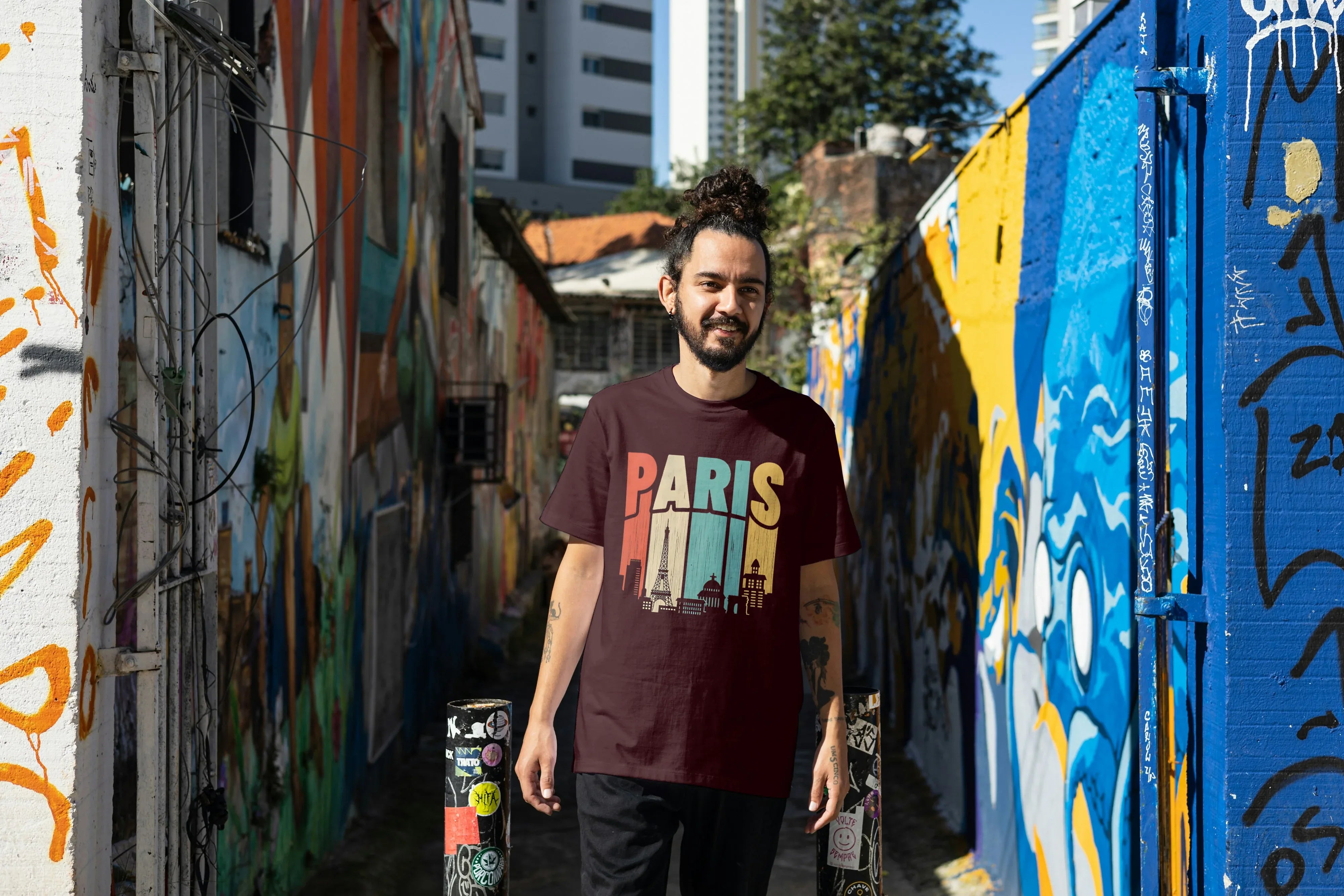 Paris Graphic Oversized Classic T-Shirt for Men - Not So Suttle