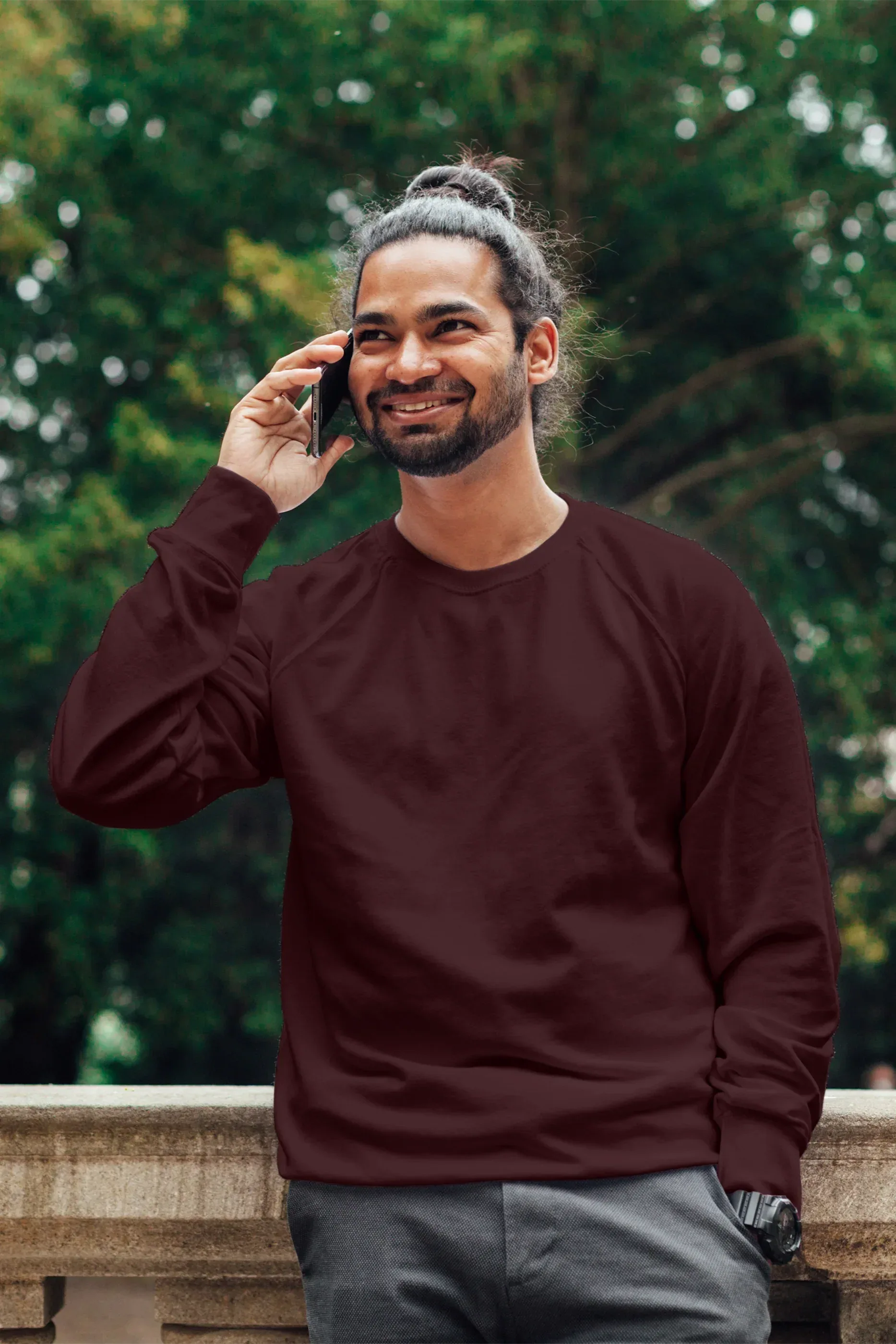 Maroon Oversized Sweatshirt - Not So Suttle