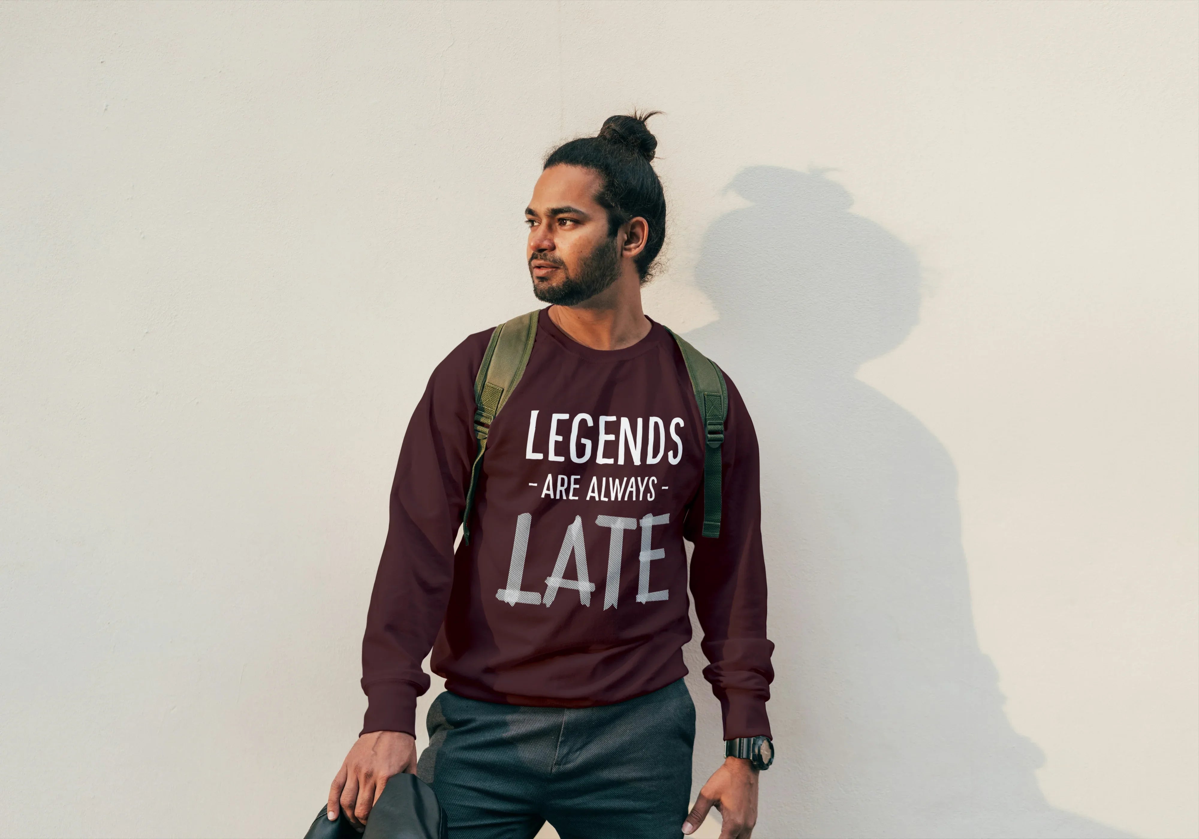 Legends are Always Great Graphic Unisex Sweatshirt for Men - Not So Suttle