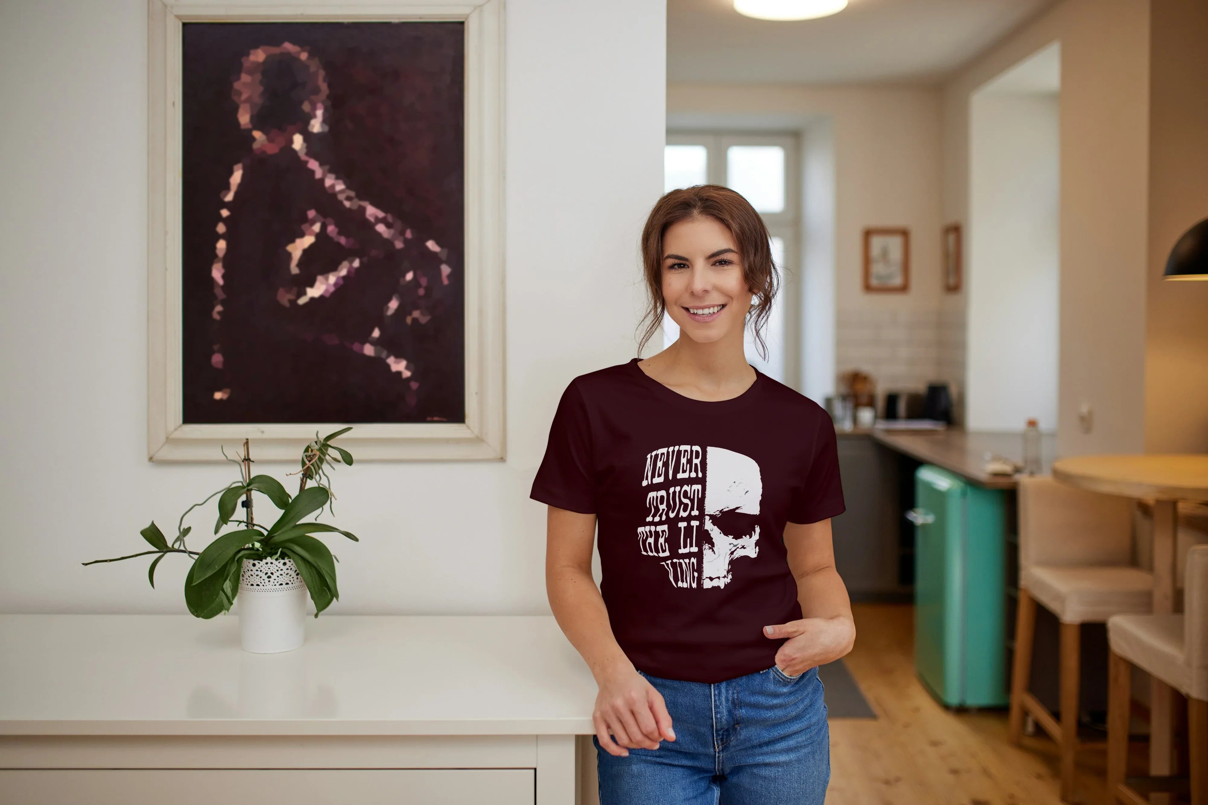 Never Trust the Living Graphic Classic T-Shirt for Women - Not So Suttle