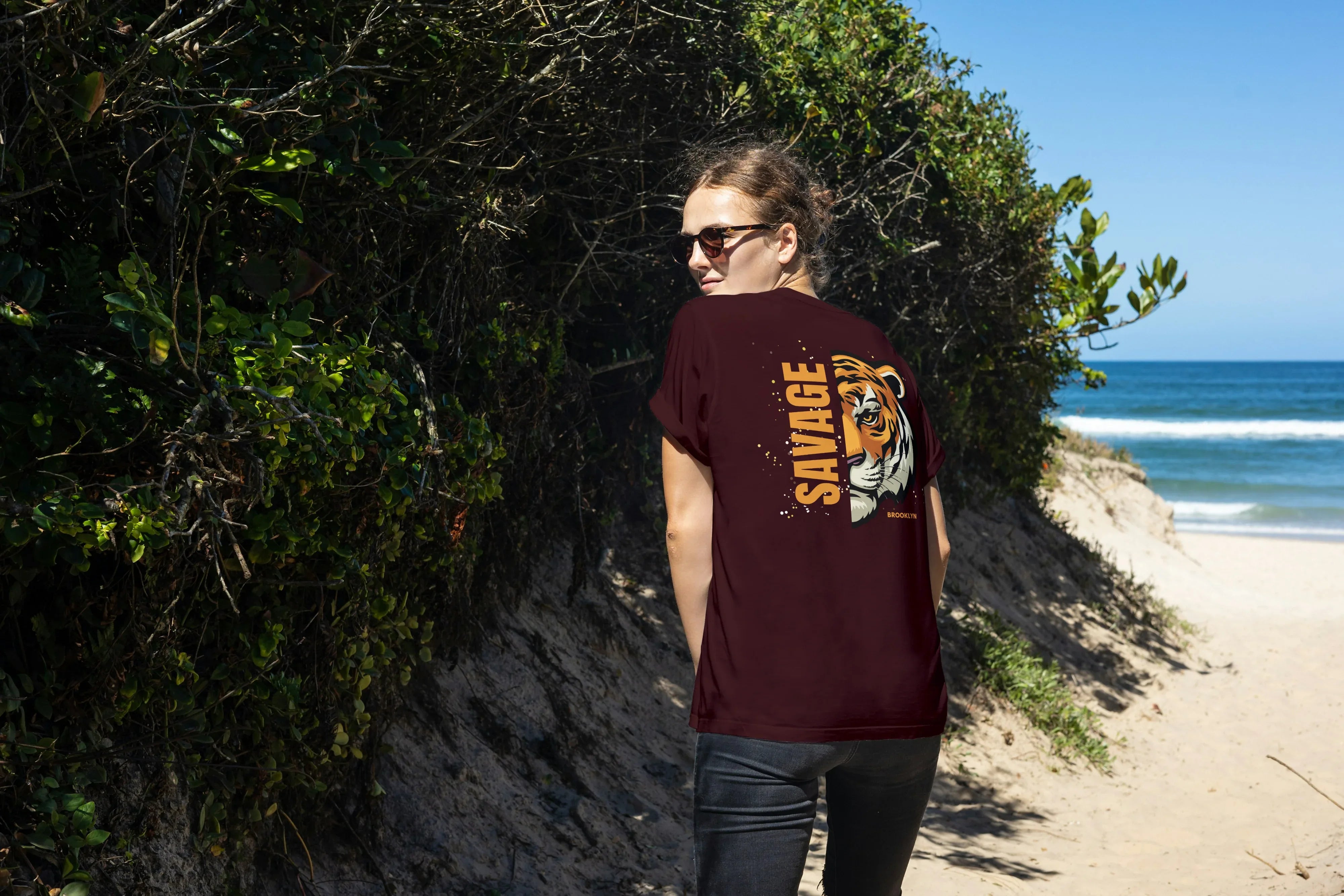 Savage Graphic Oversized Classic T-Shirt for Women - Not So Suttle