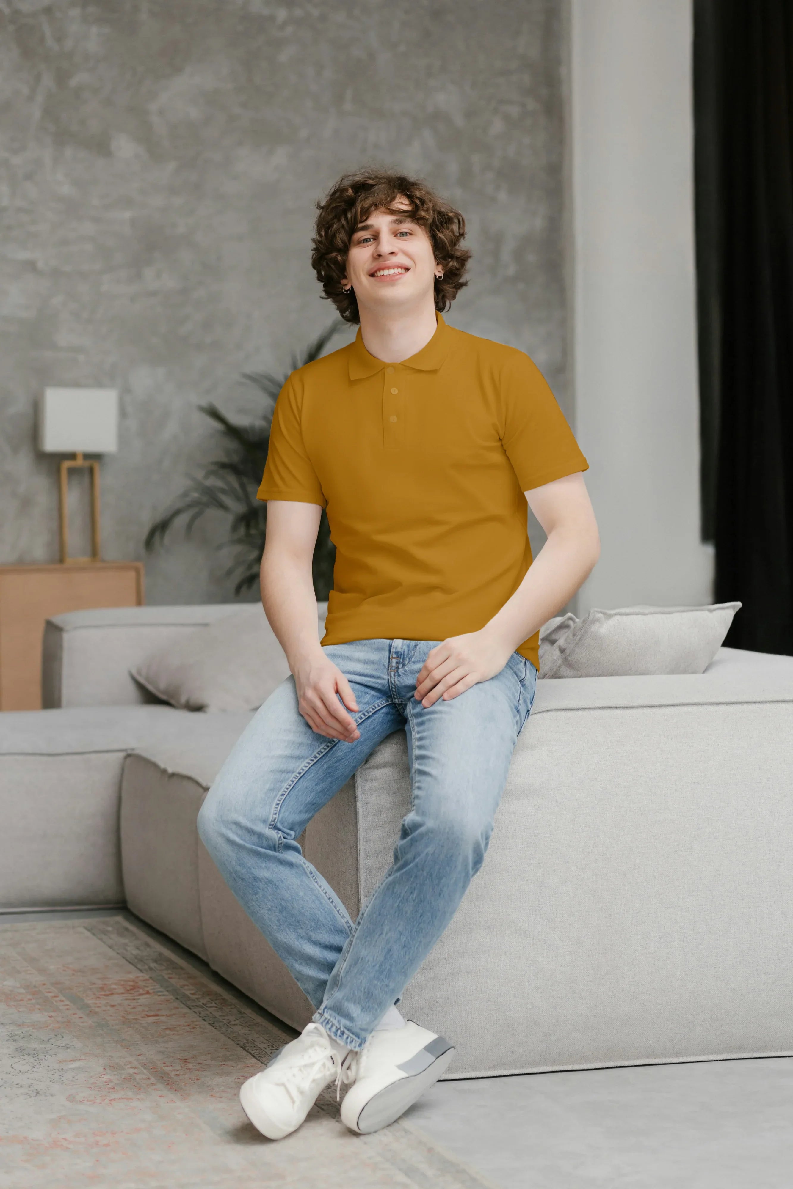 Men's Solid Polo T-Shirt - Not So Suttle