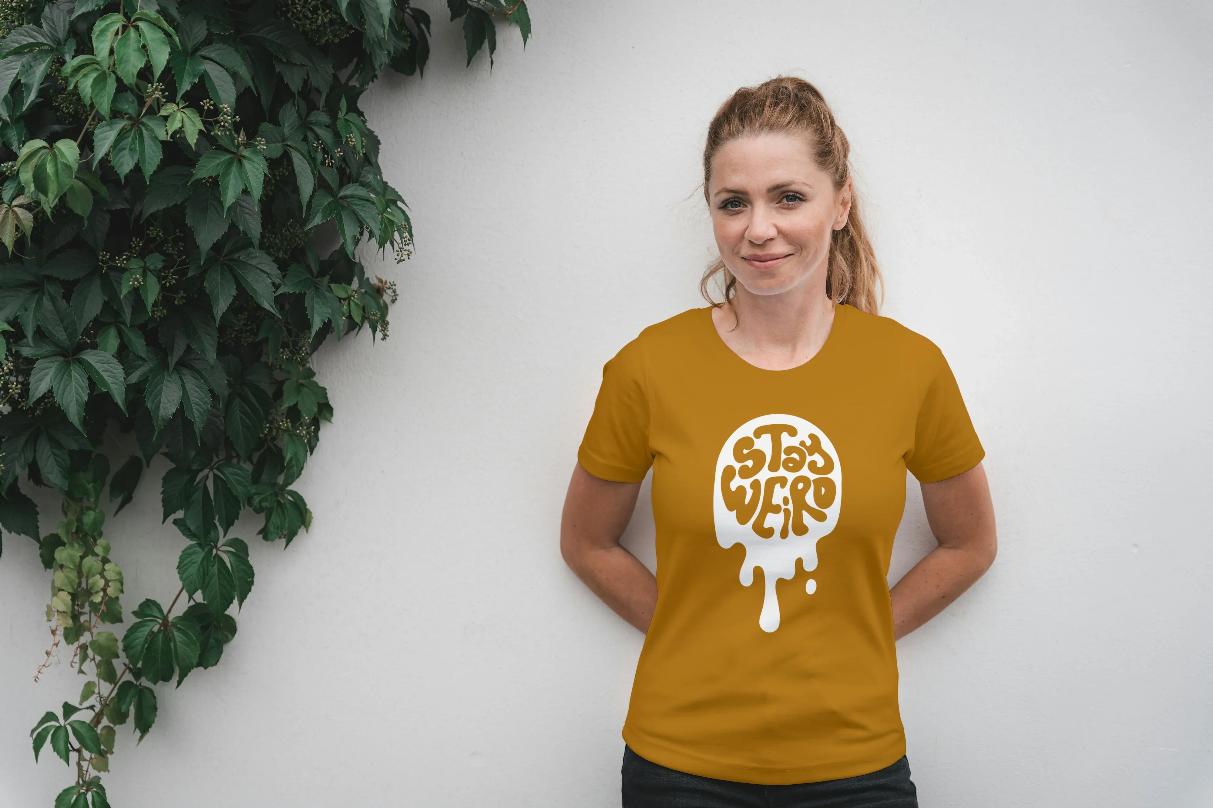 Stay Weird Graphic Classic T-Shirt for Women - Not So Suttle