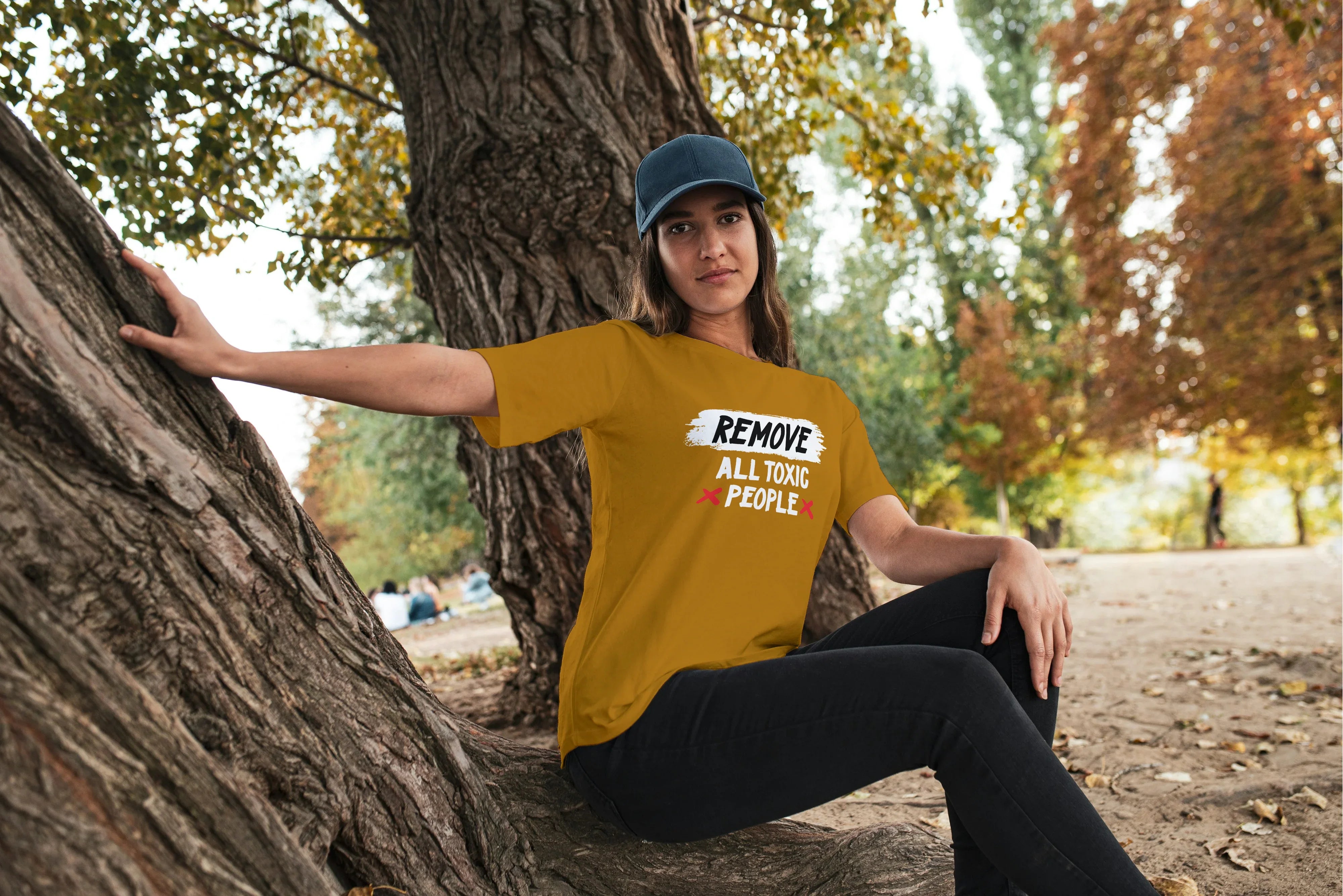 Remove All Toxic People Graphic Oversized Classic T-Shirt for Women - Not So Suttle