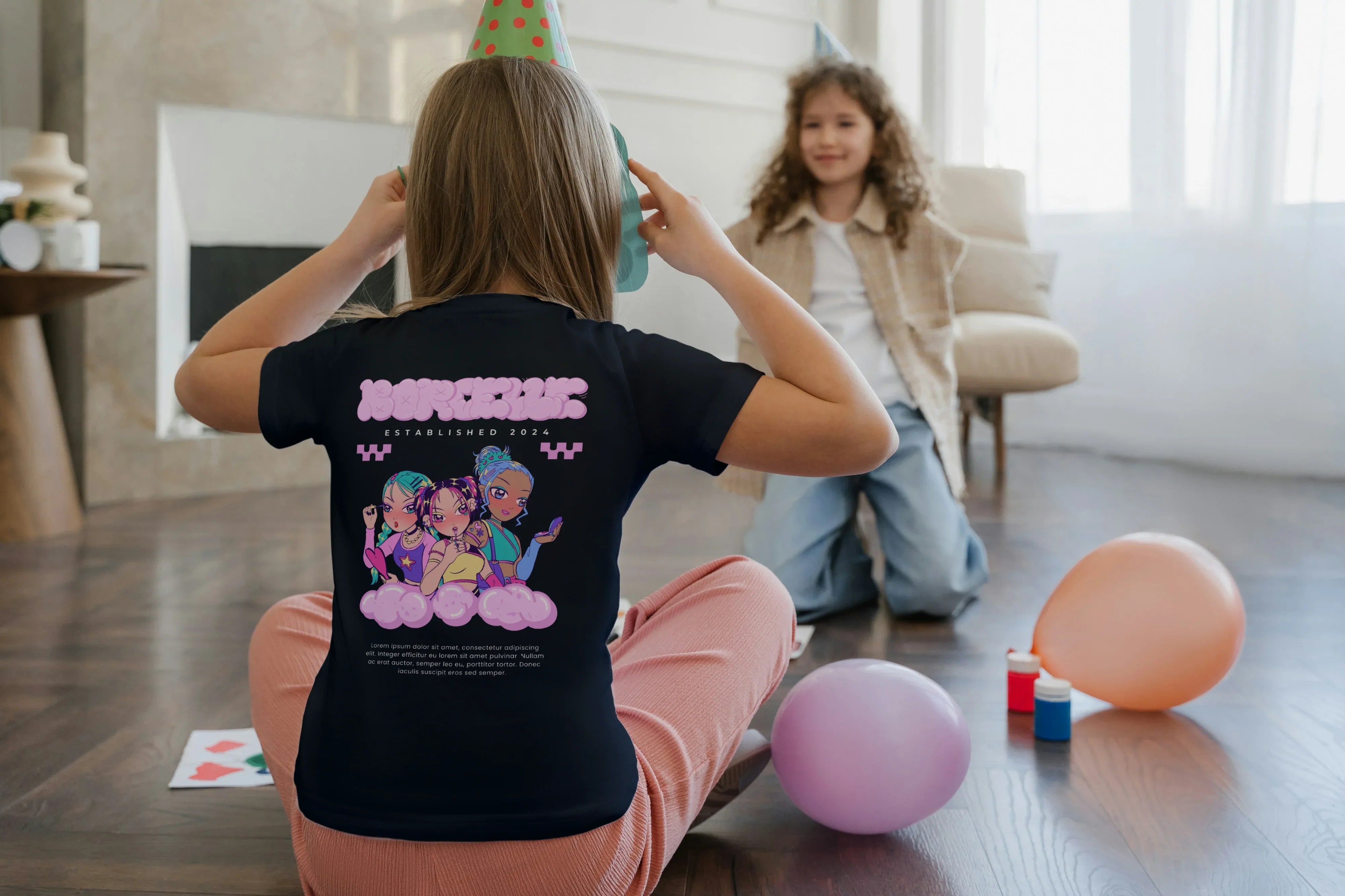 Boroelle Graphic T-Shirt for Girl's - Not So Suttle